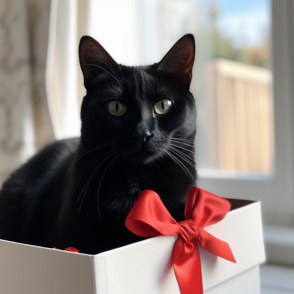 Cat gift hot sale box