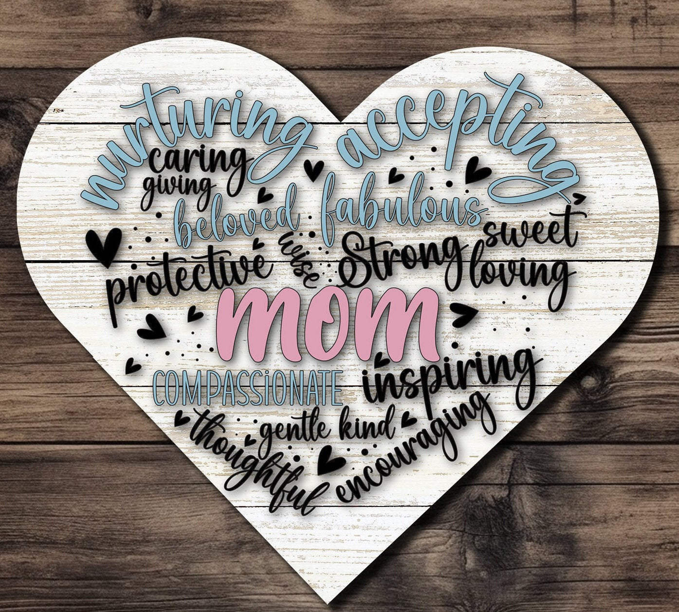 Mom Heart Magnet