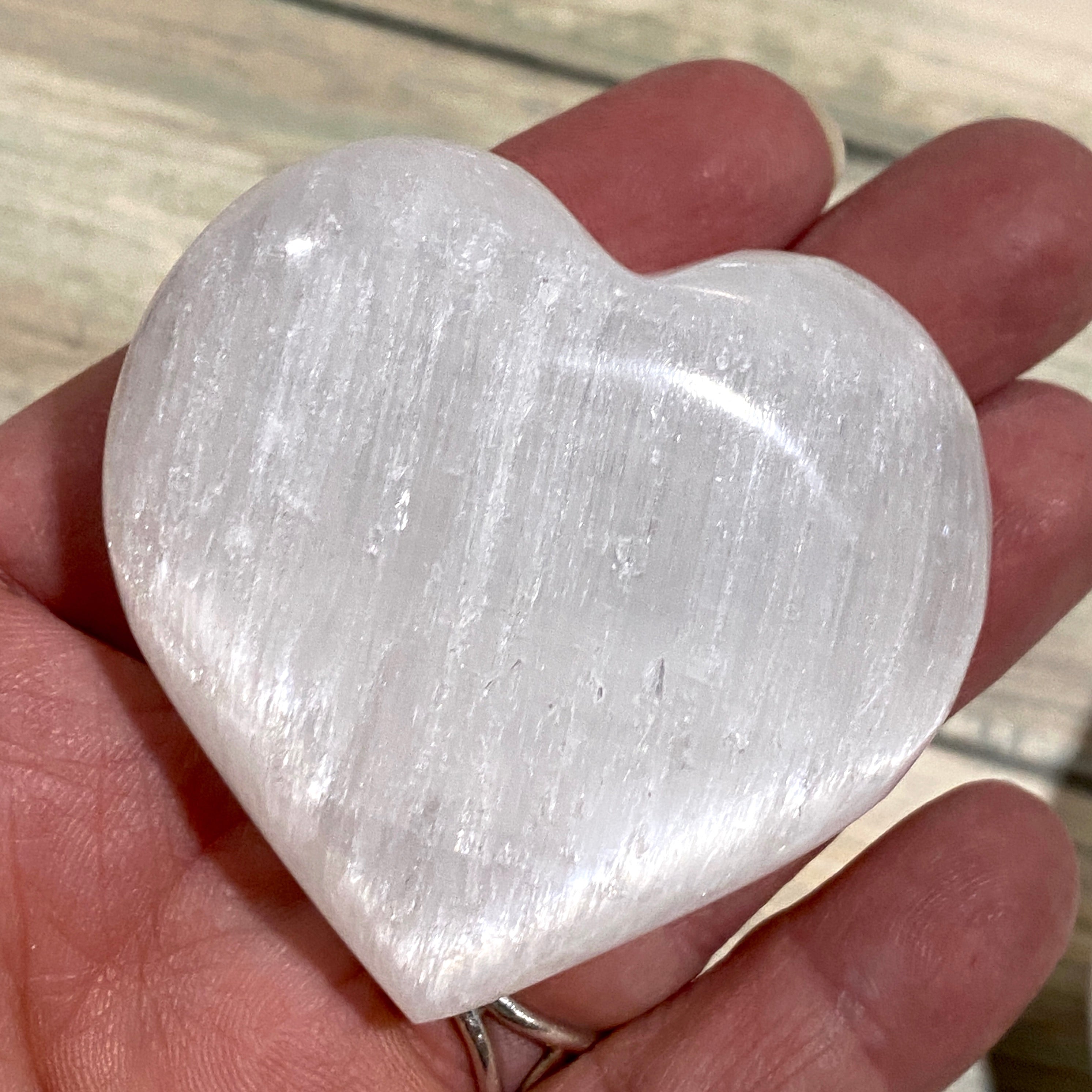 Selenite Heart 2.5