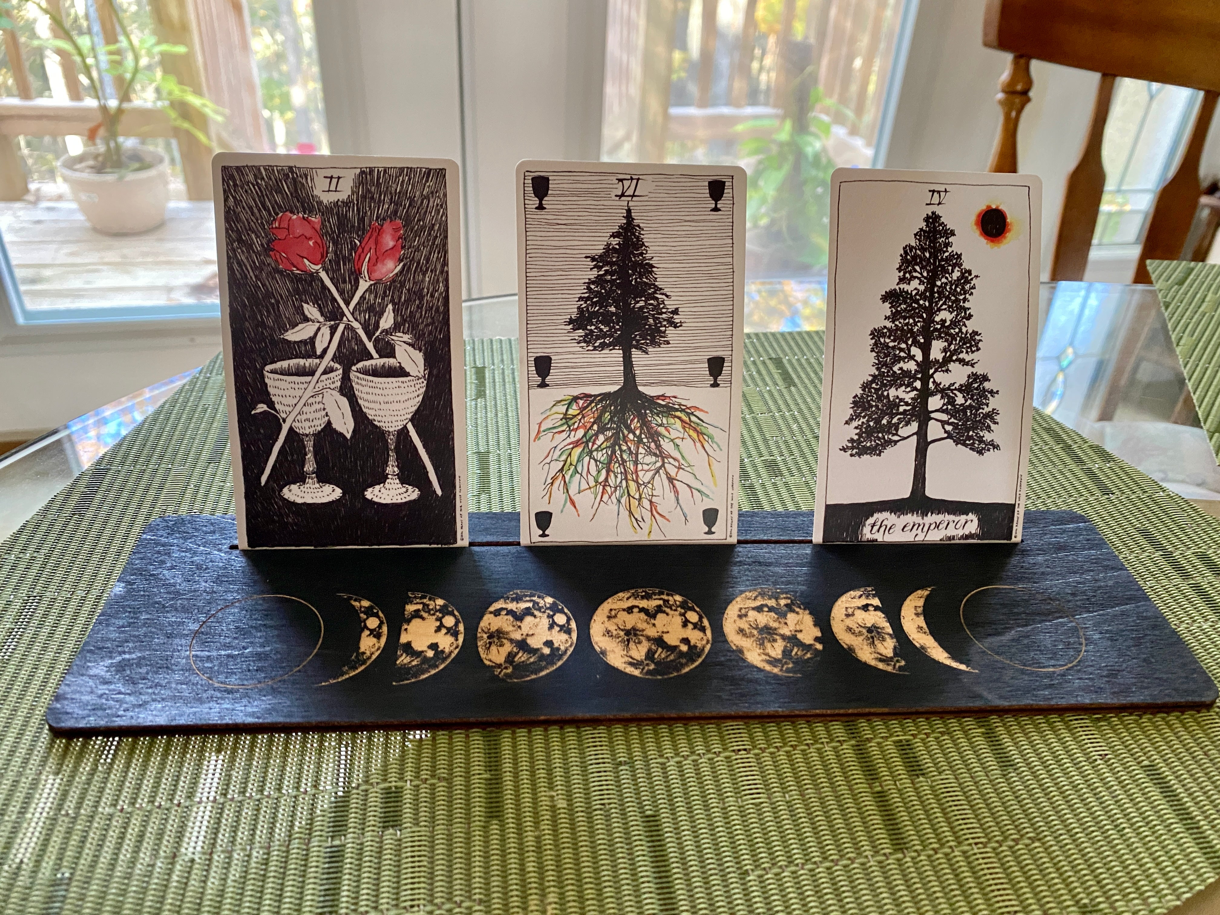 Moon Phase Tarot Card Holder