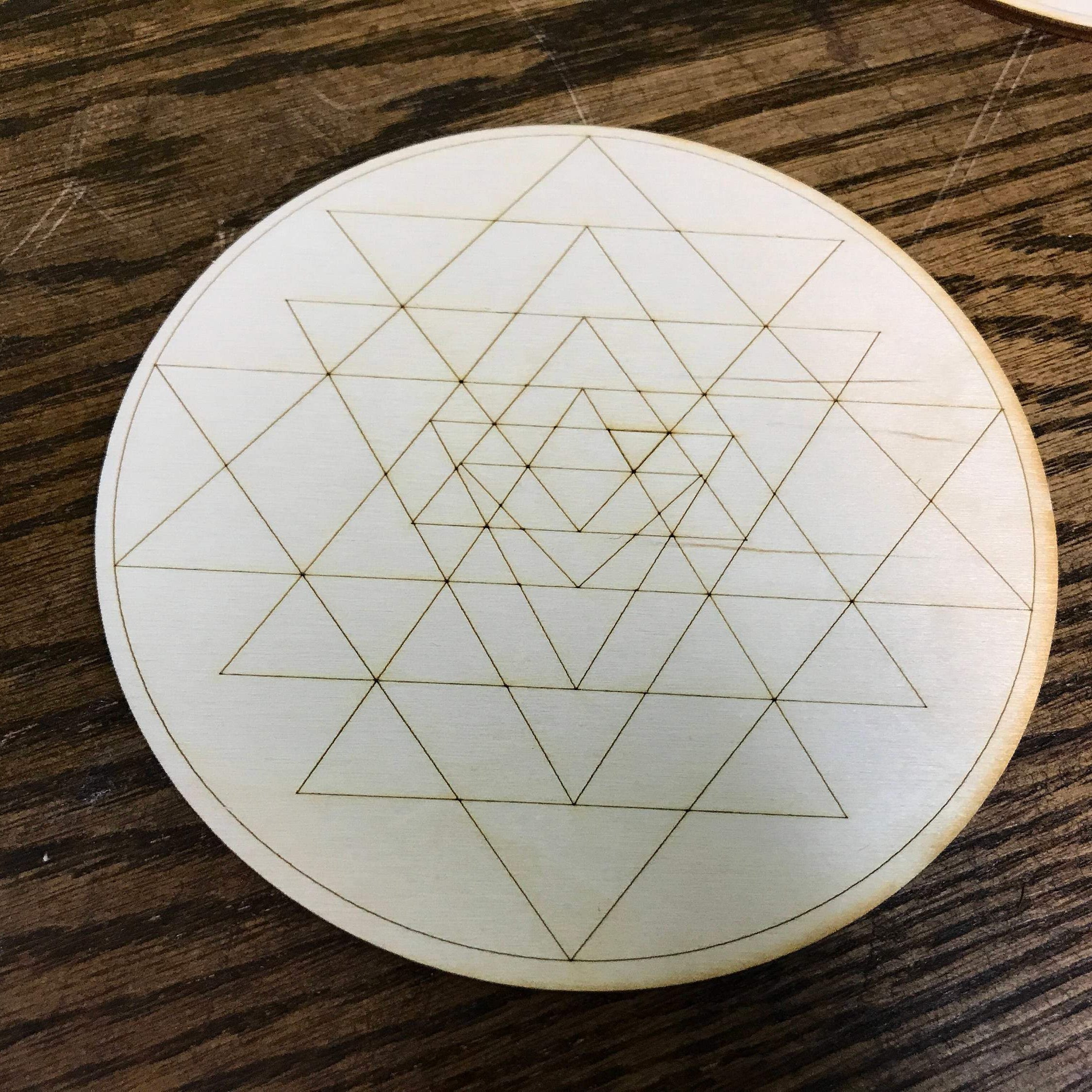 Sri Yantra Crystal Grid