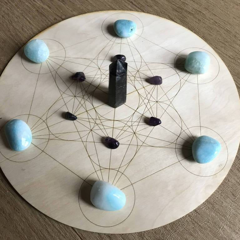 Metatron's Cube Crystal Grid