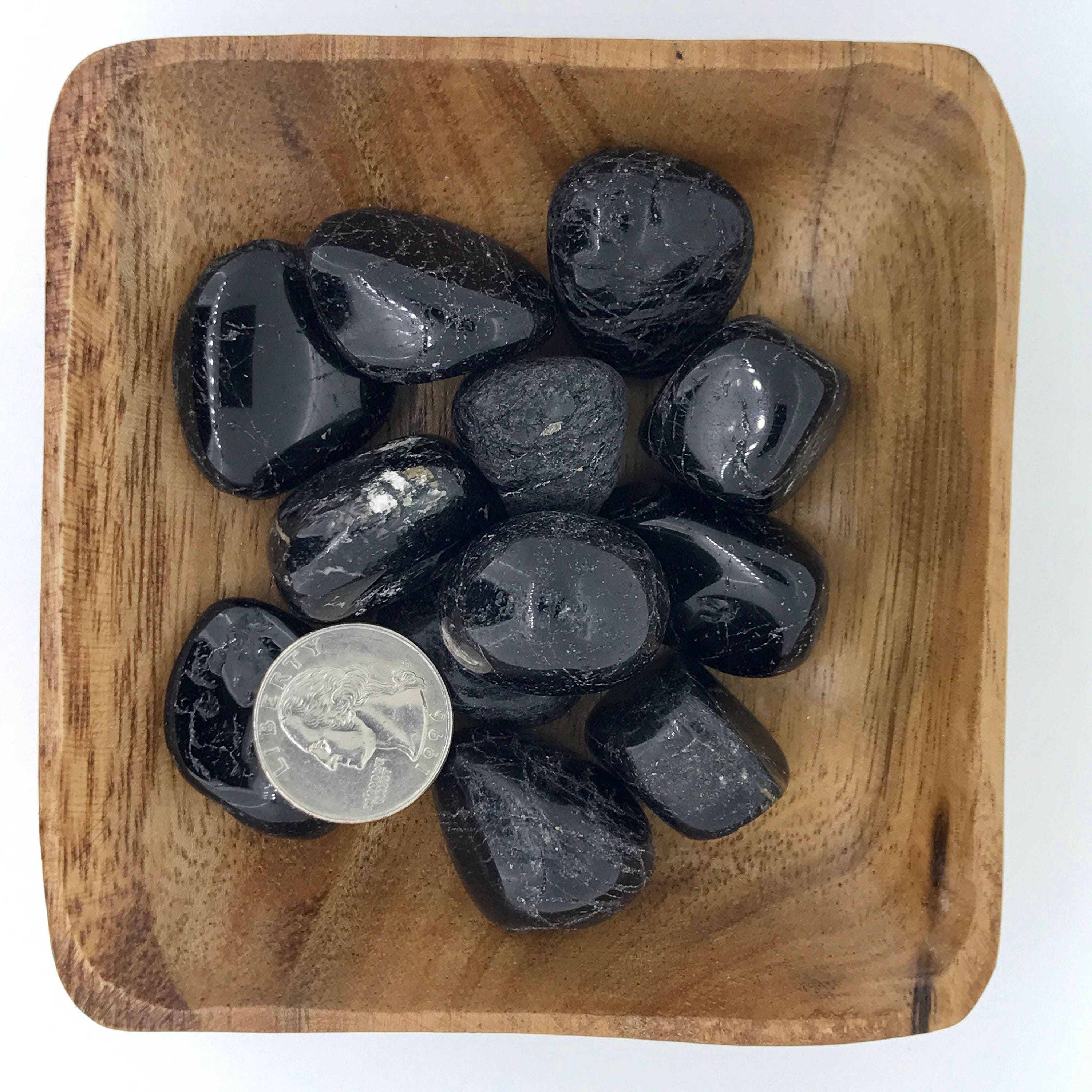 Black Tourmaline TUMBLED