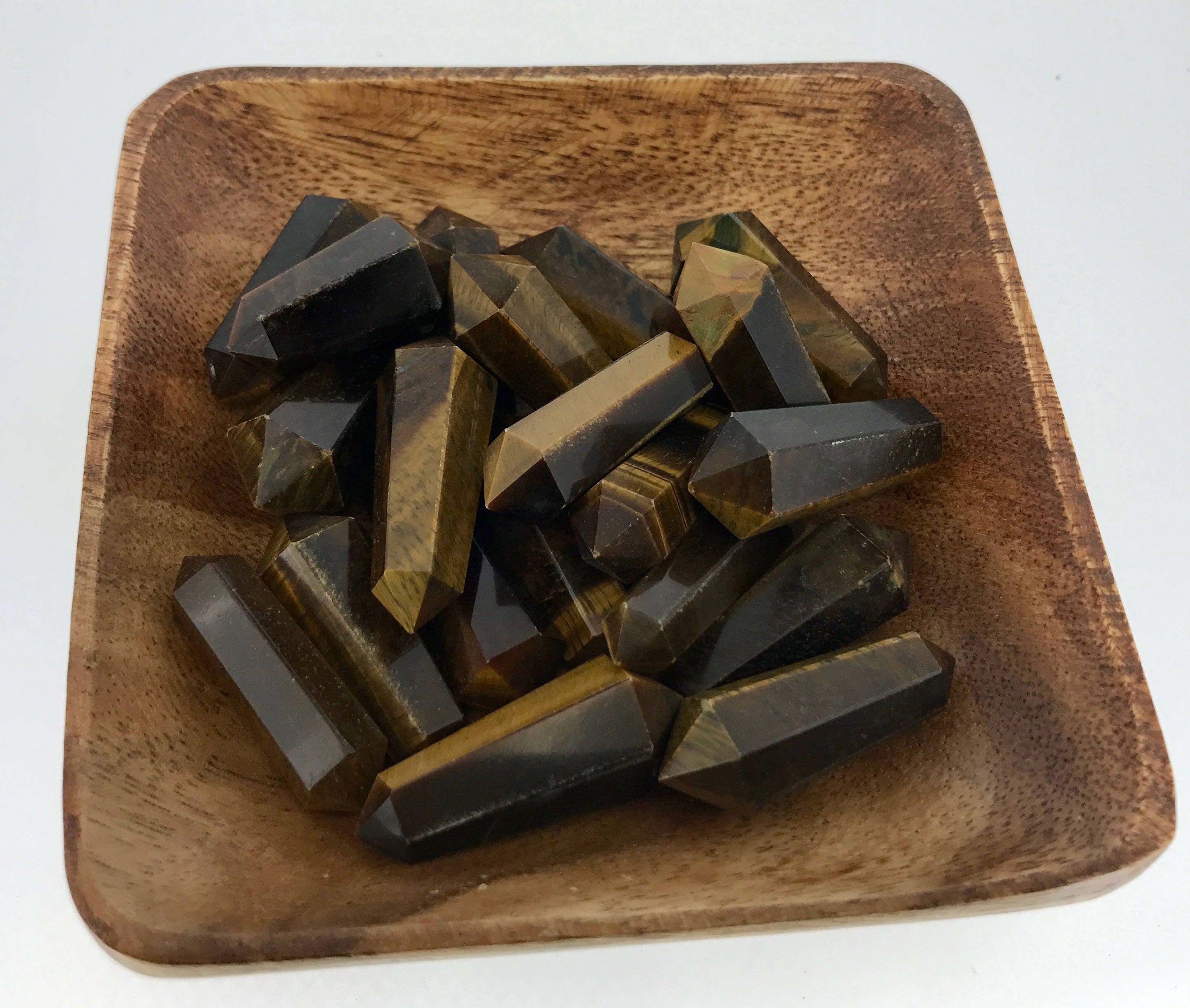 Tiger Eye Double Terminated Point
