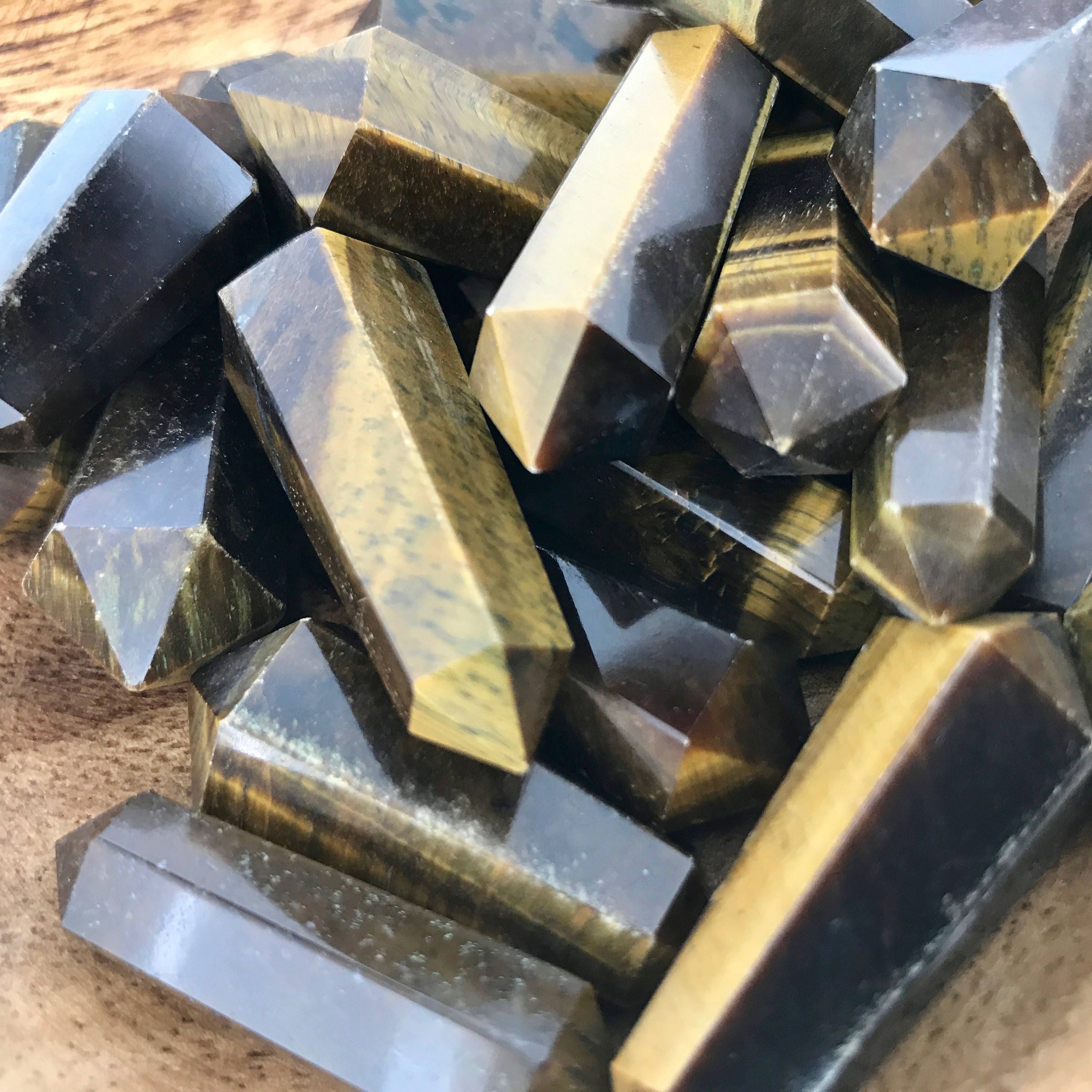 Tiger Eye Double Terminated Point