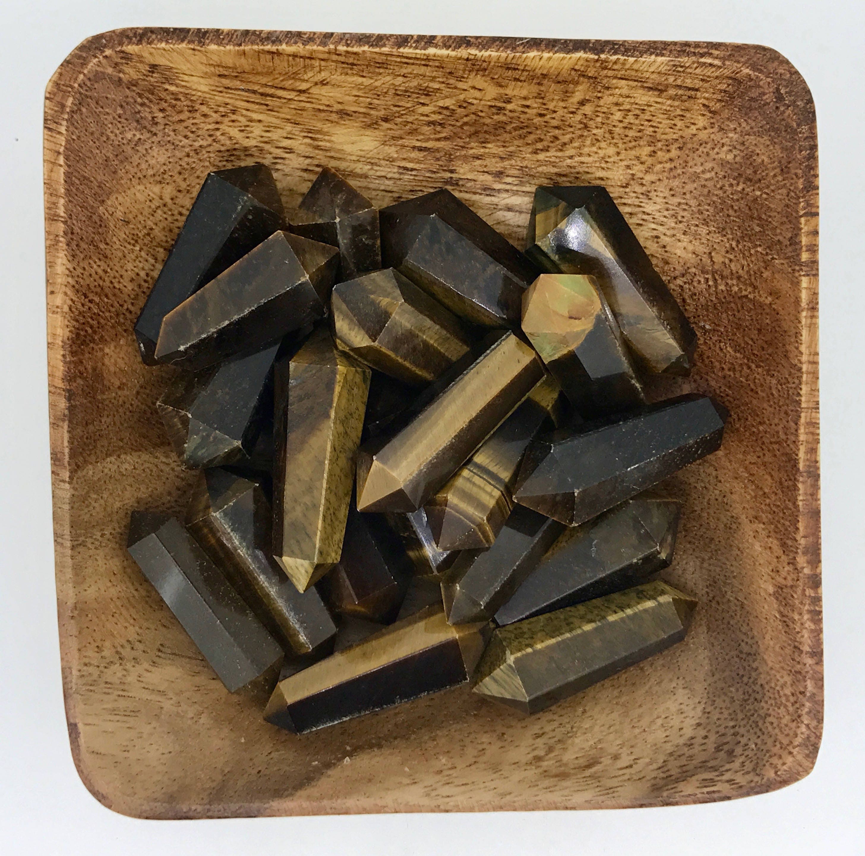 Tiger Eye Double Terminated Point