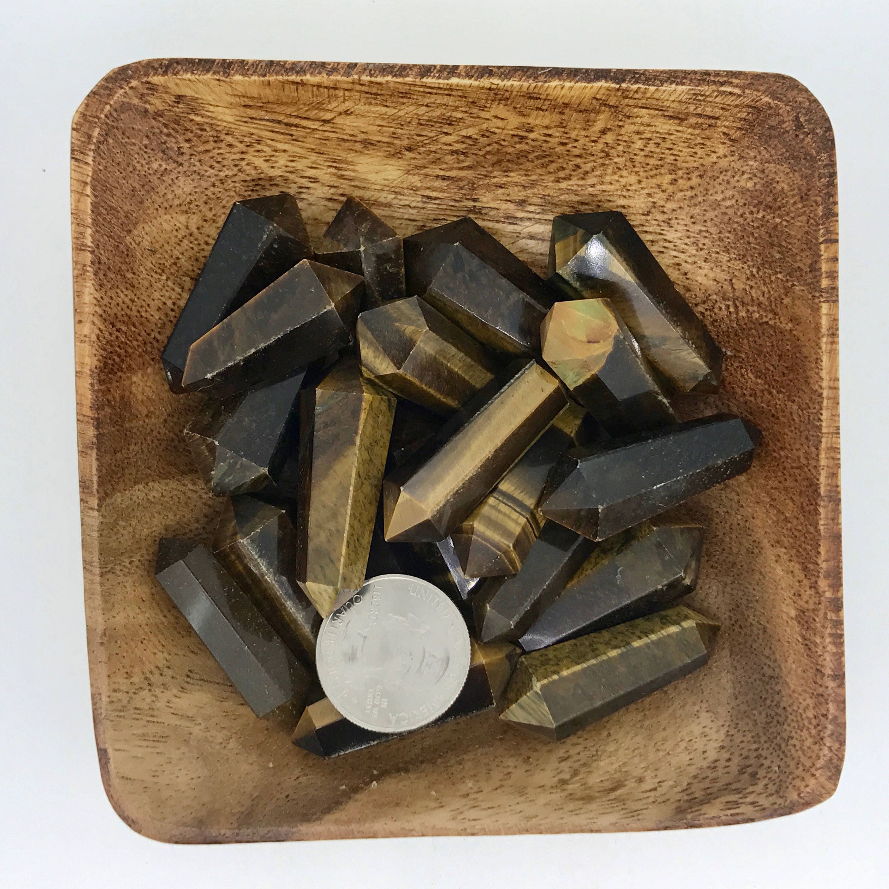 Tiger Eye Double Terminated Point