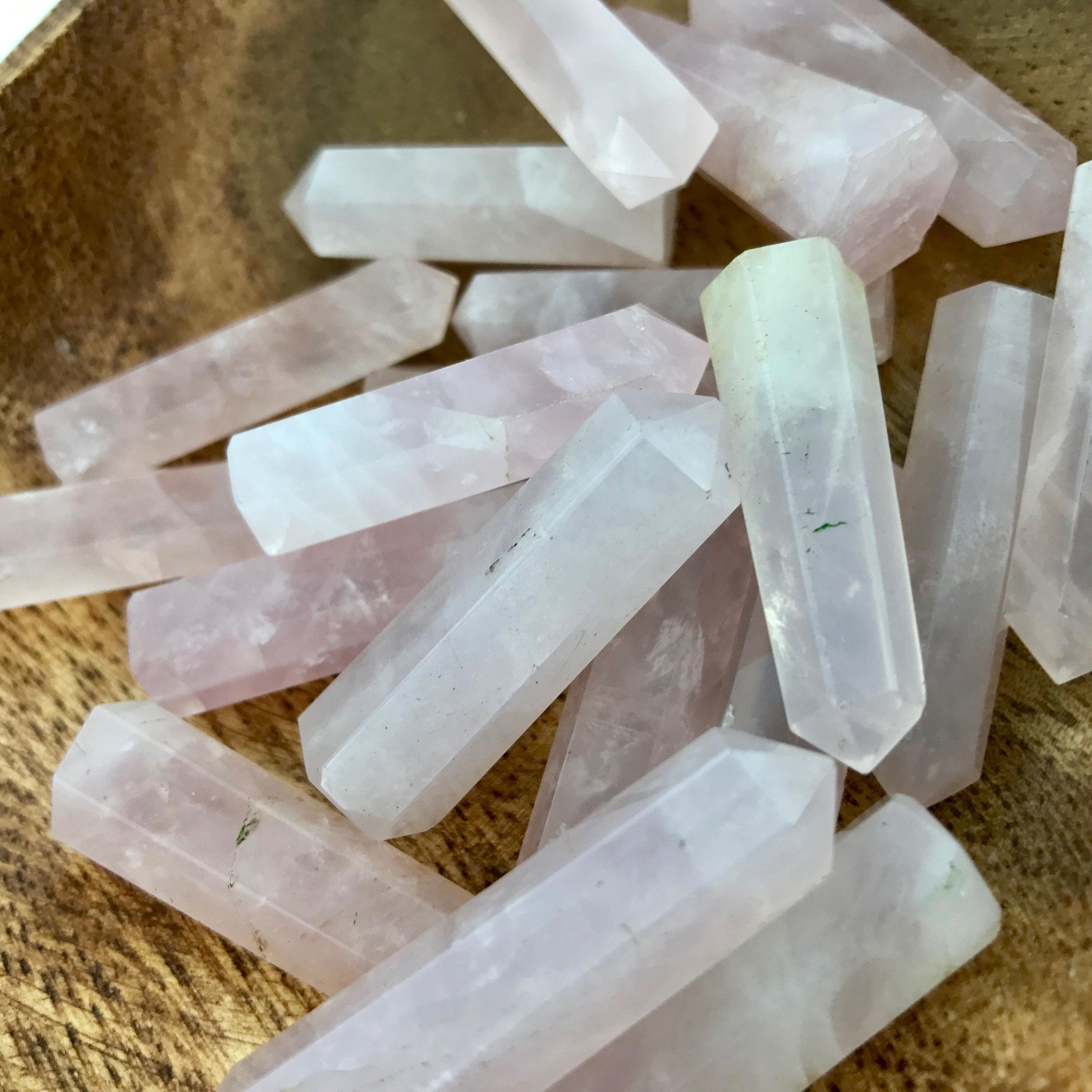 Rose Quartz Single Terminated Points