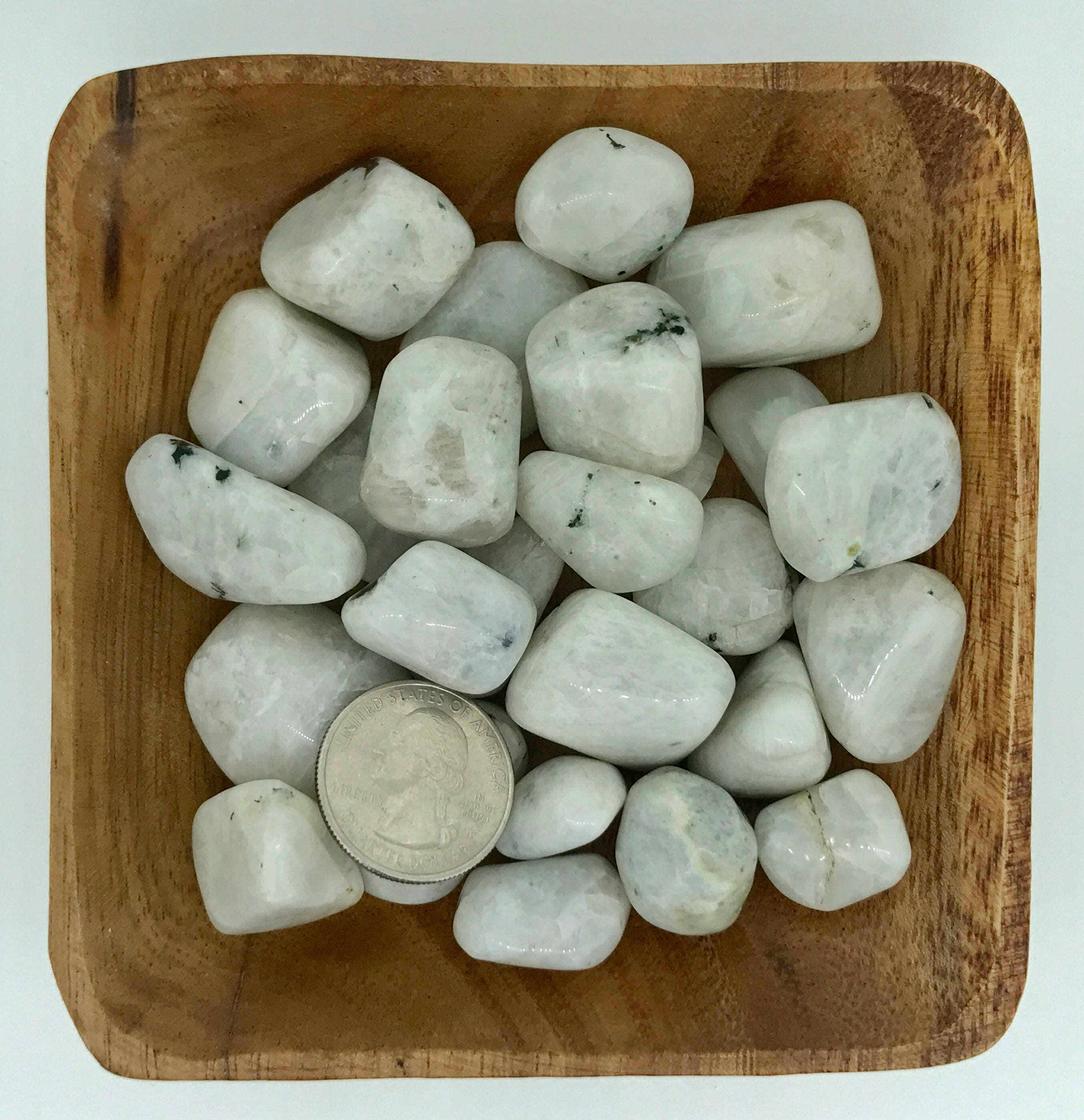 Rainbow Moonstone 1 Pound Tumbled