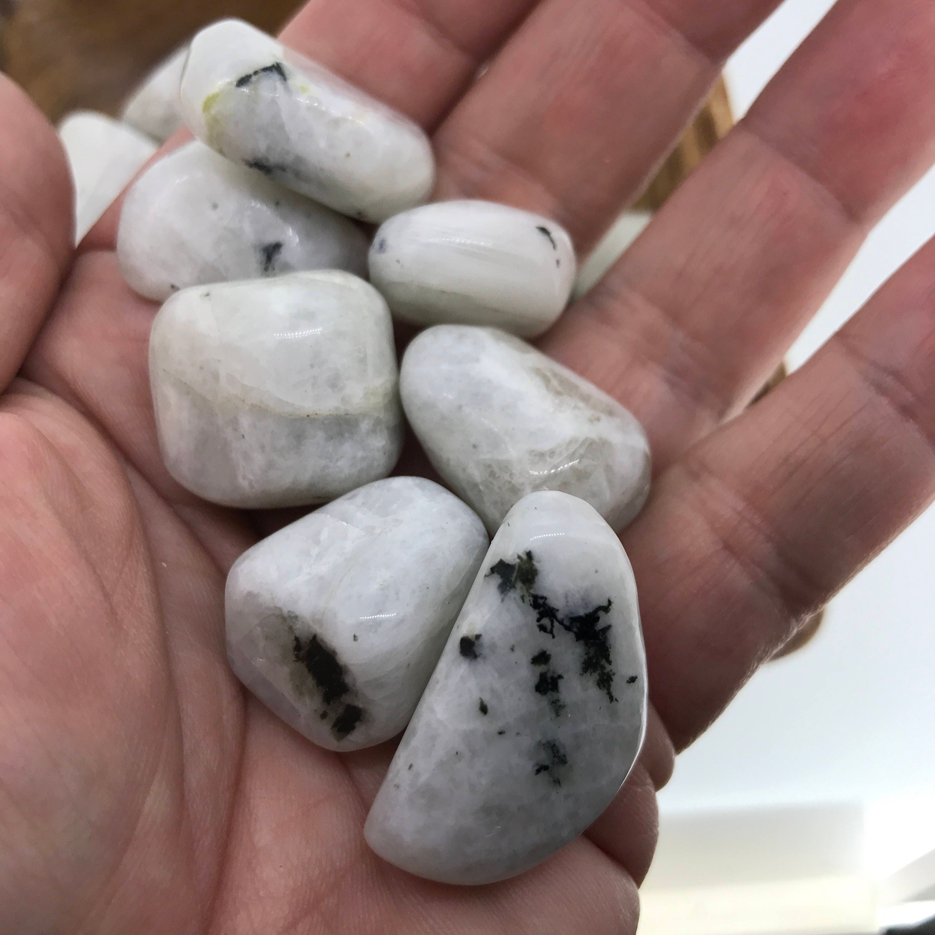 Rainbow Moonstone 1 Pound Tumbled
