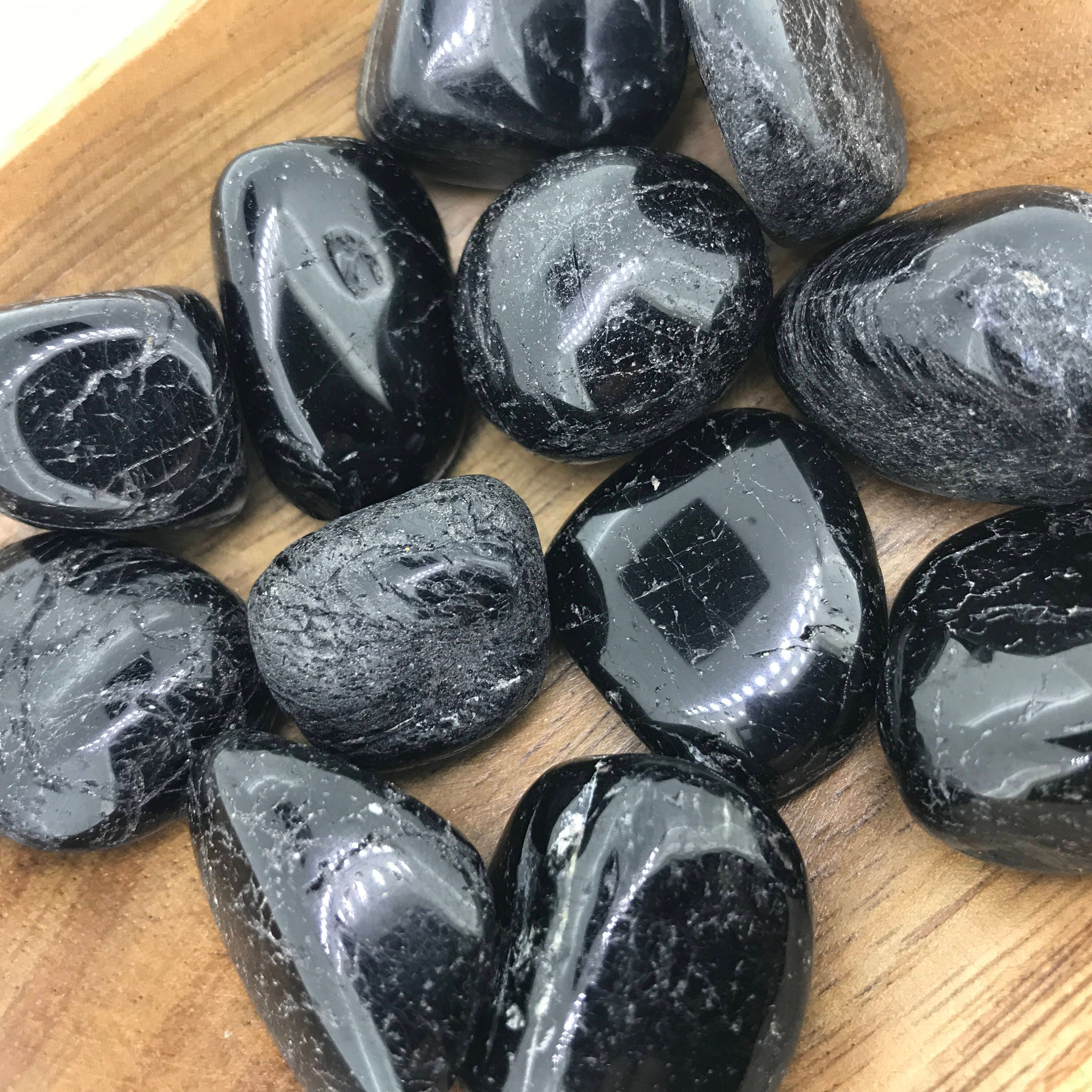 Black Tourmaline TUMBLED
