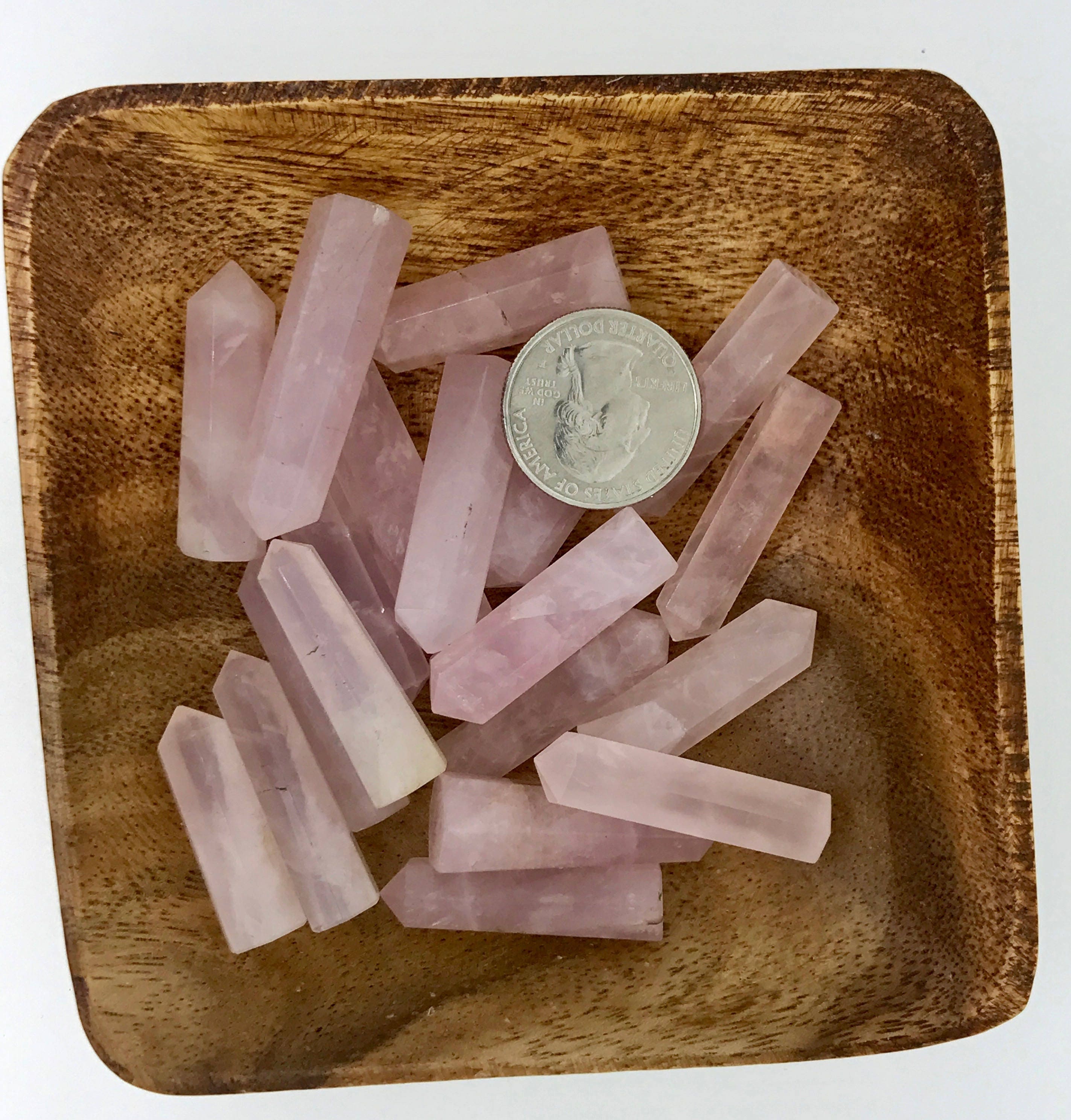 Rose Quartz Single Terminated Points