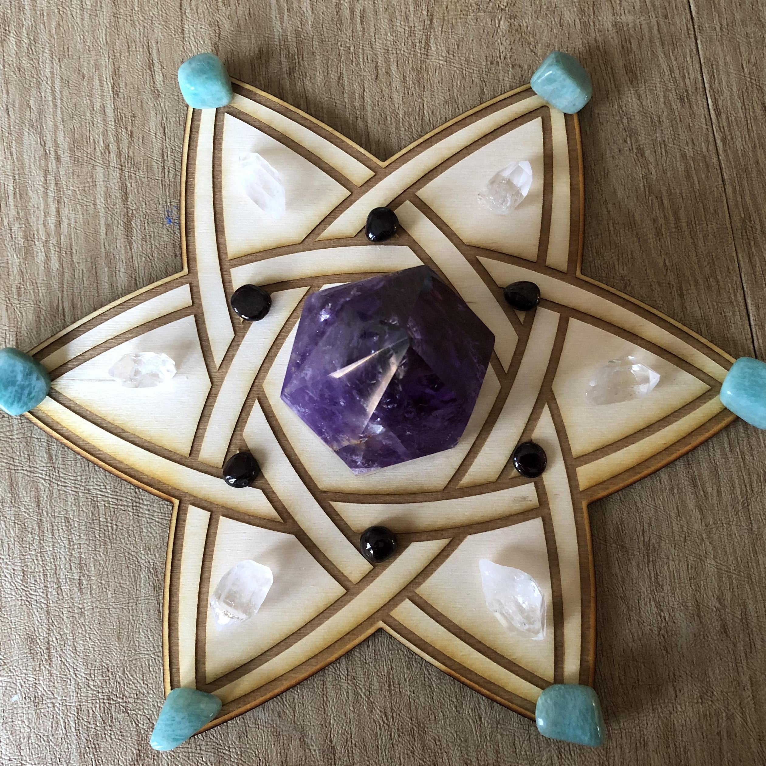 Celtic Star Crystal Grid