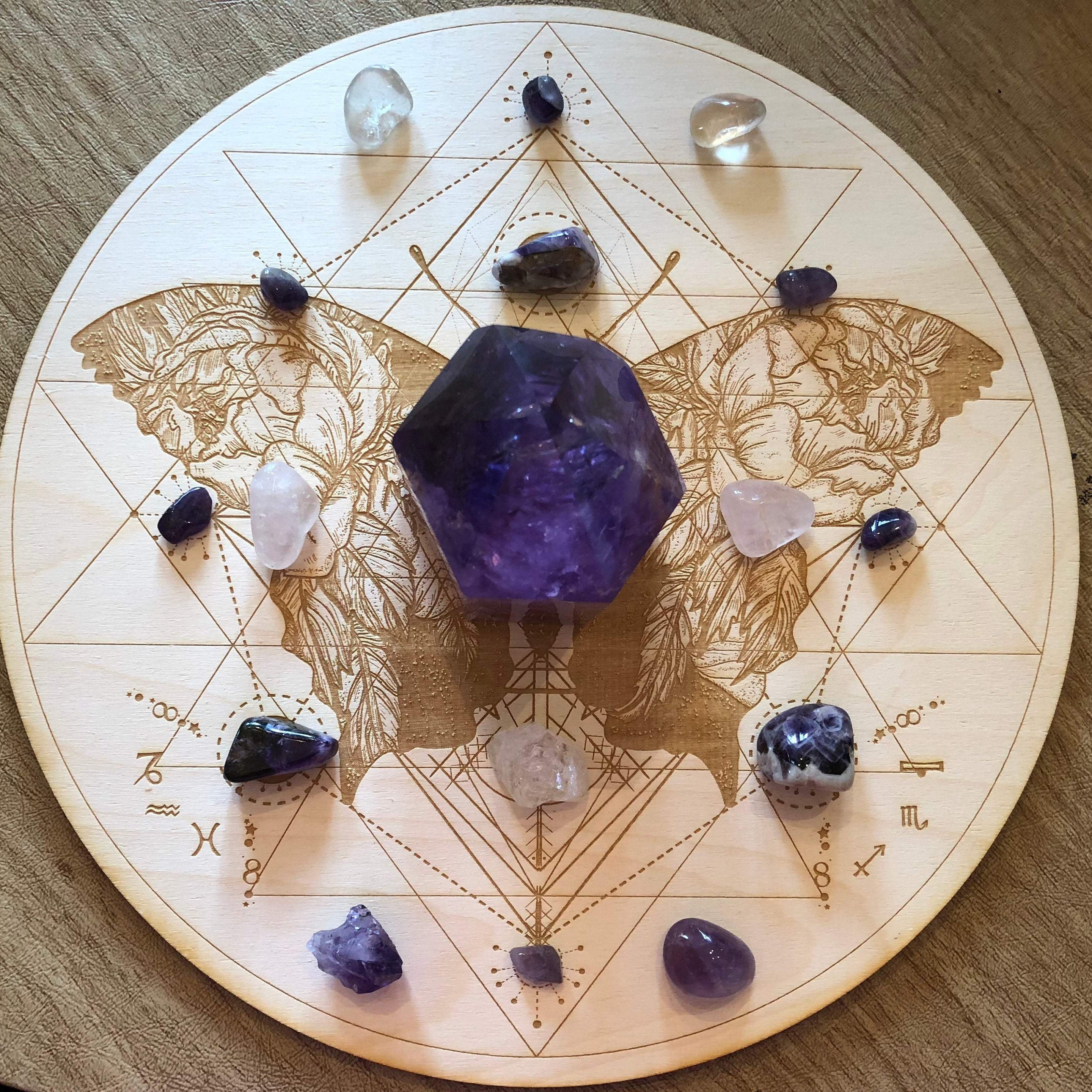 Butterfly Sri Yantra Crystal Grid
