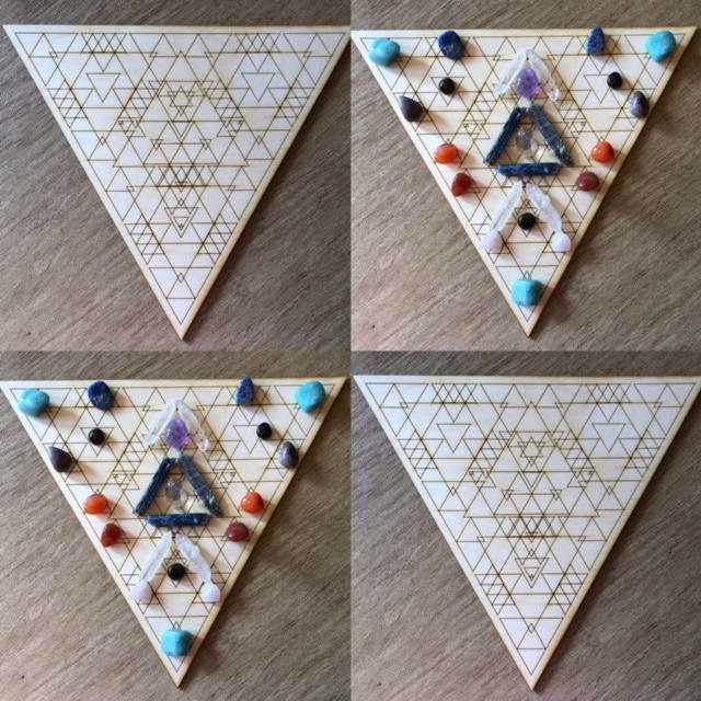 Triangle Crystal Grid