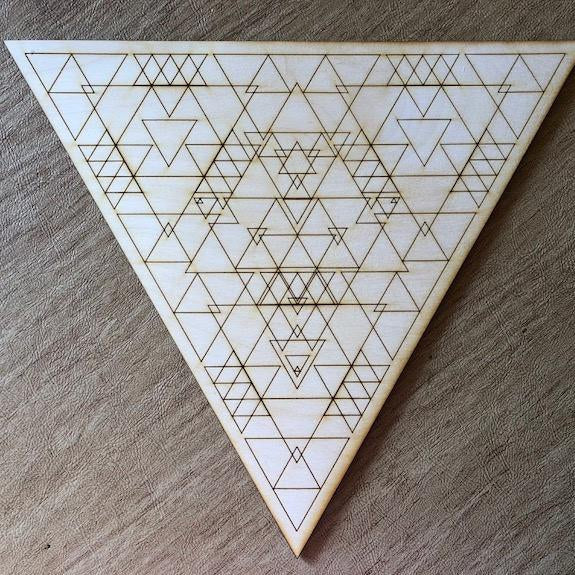 Triangle Crystal Grid