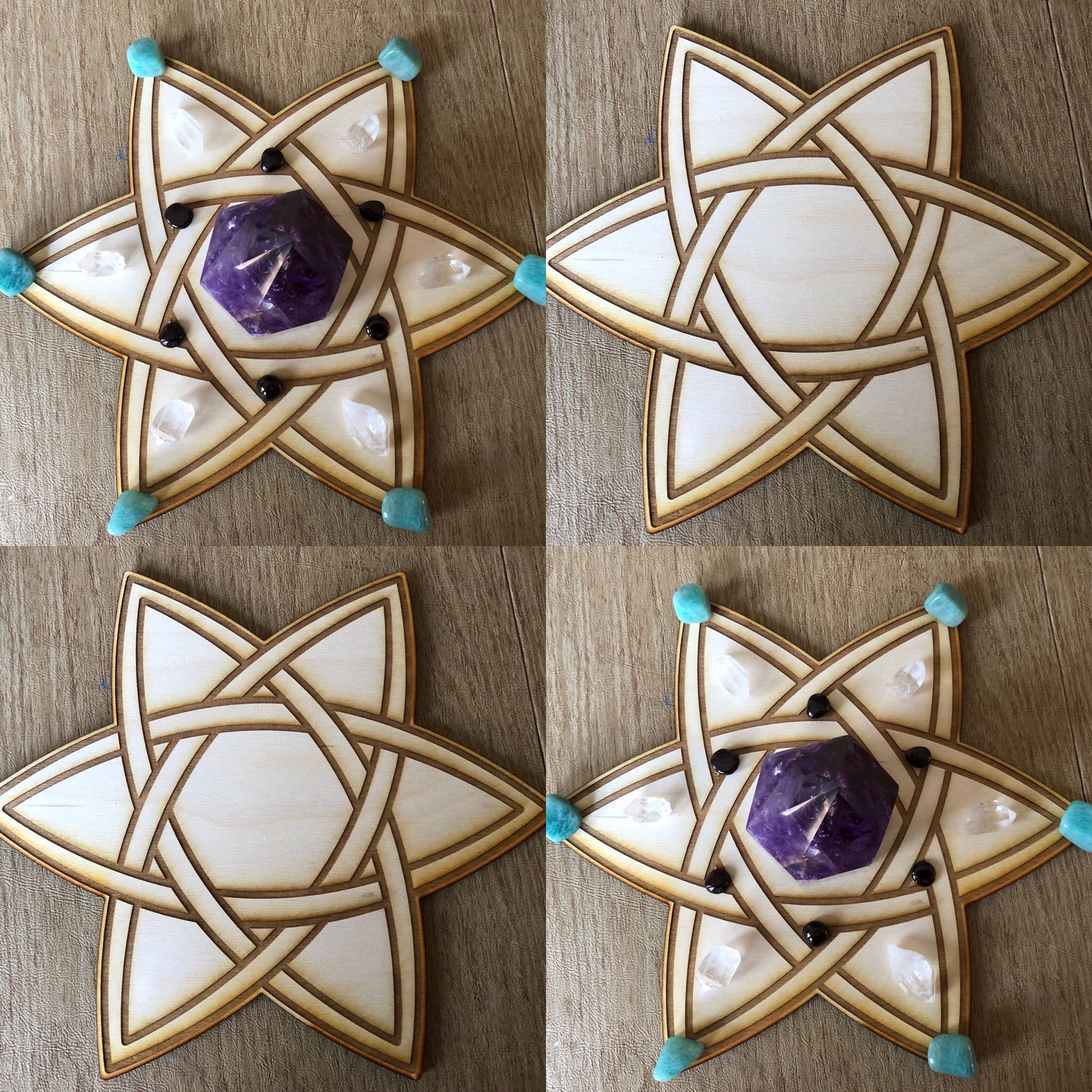 Celtic Star Crystal Grid