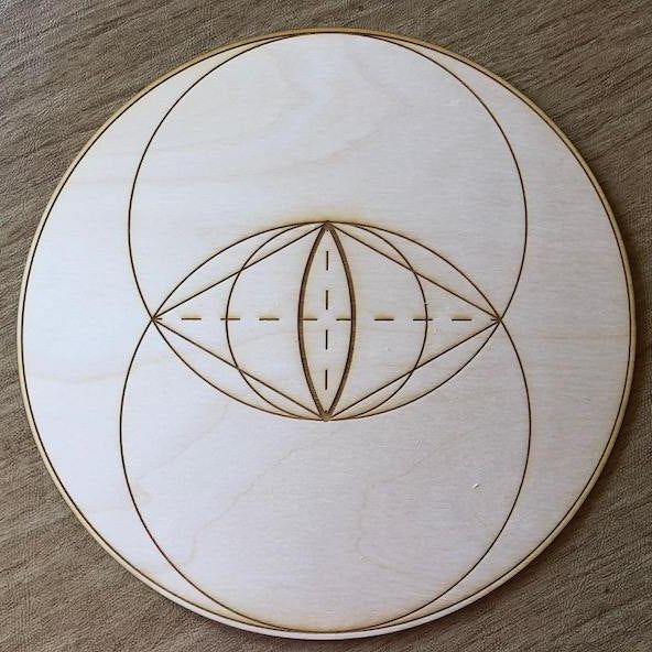 Vesica Piscis Crystal Grid