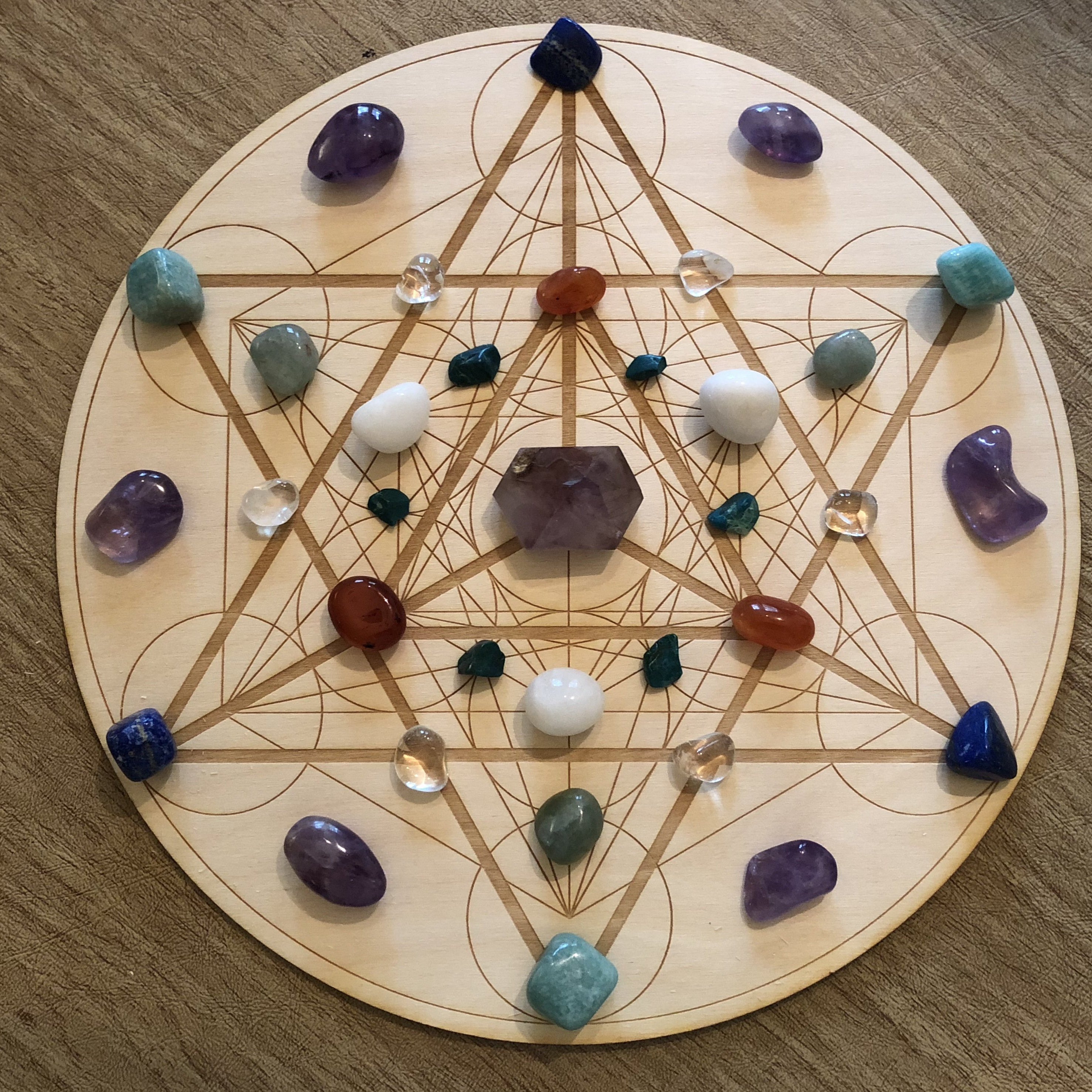 Merkaba Metatron's Cube Crystal Grid