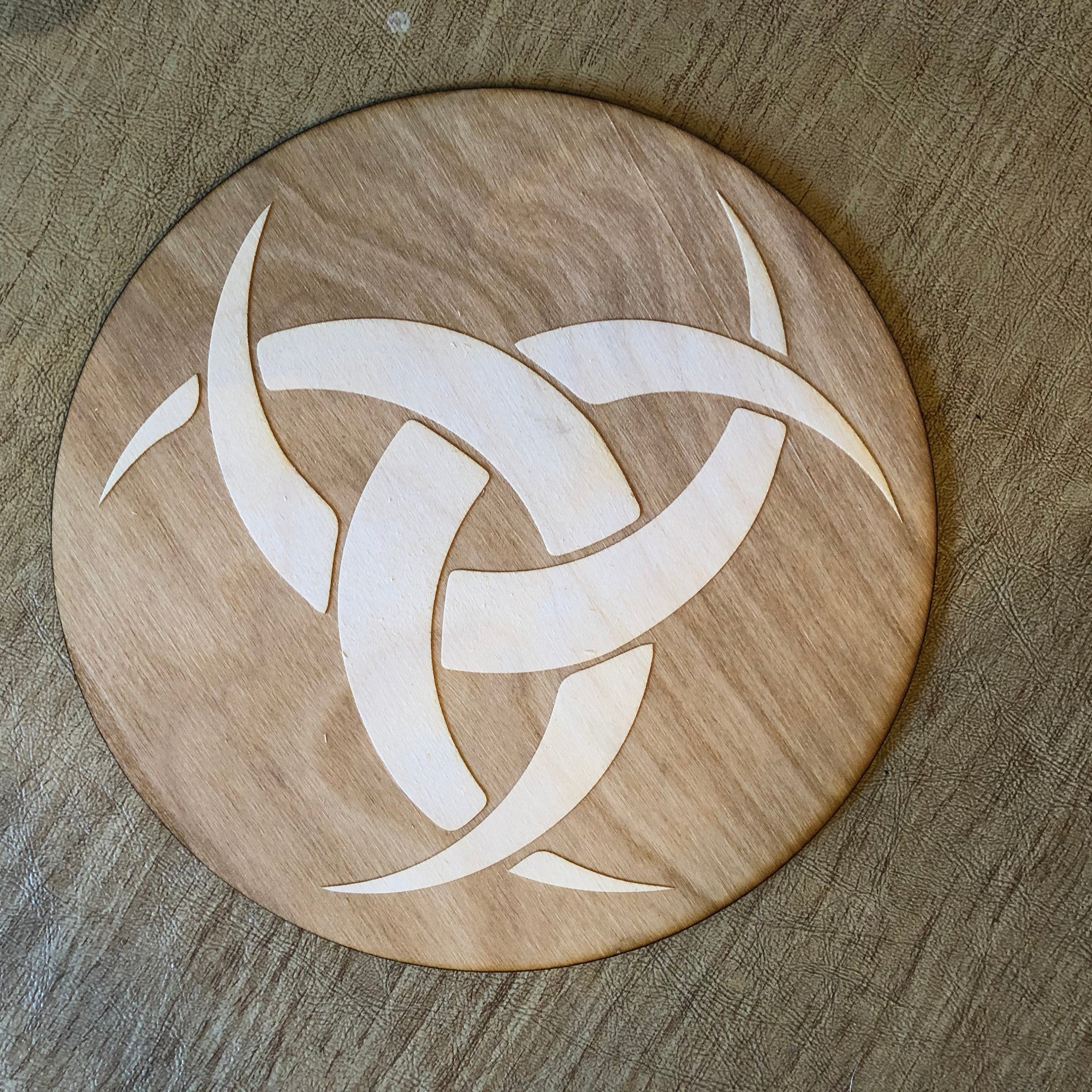 Celtic Triple Crescent Moon Crystal Grid