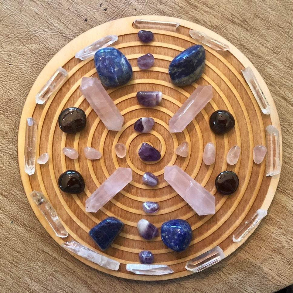 Spiral Crystal Grid