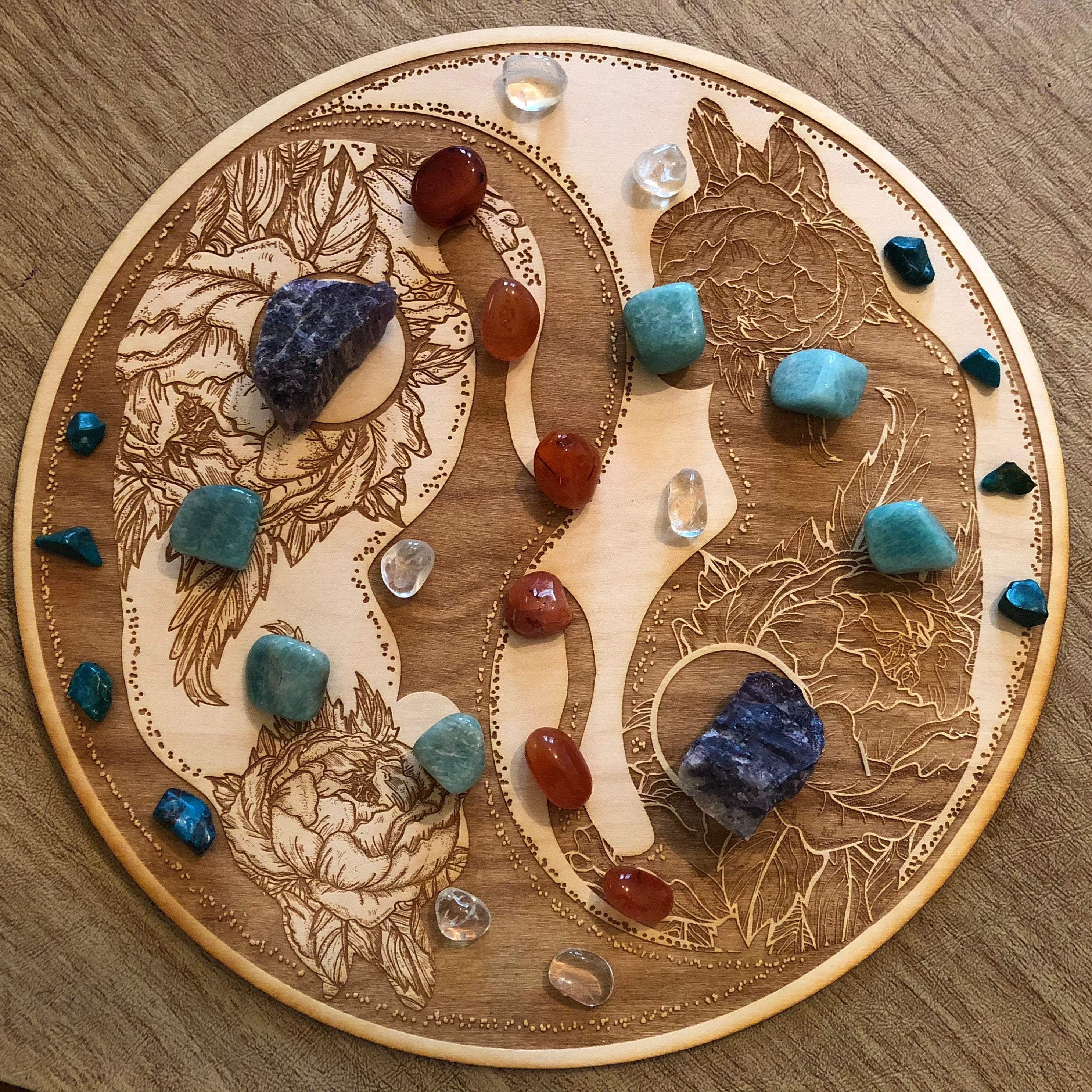 Yin Yang Cat Crystal Grid