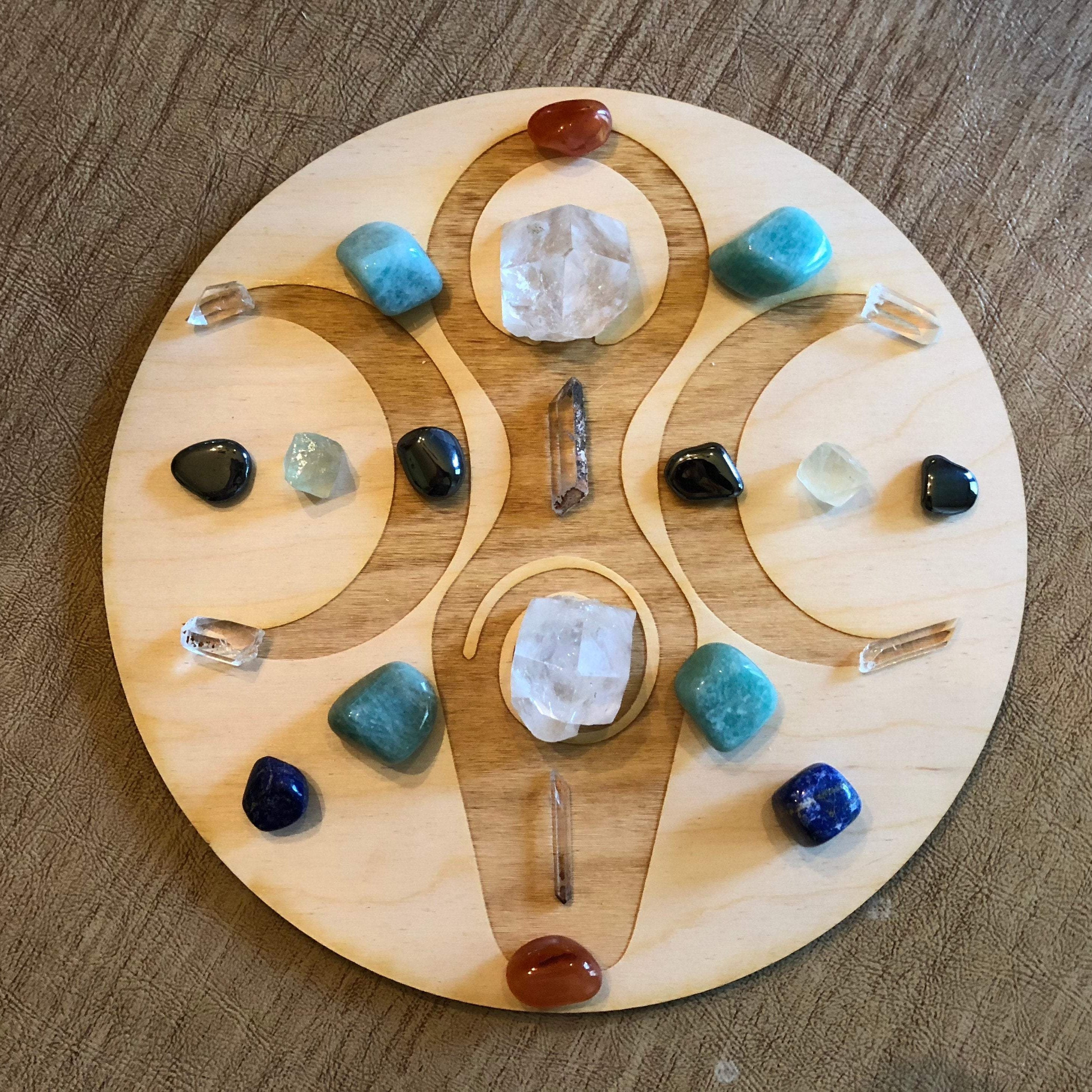 Goddess Moon Crystal Grid