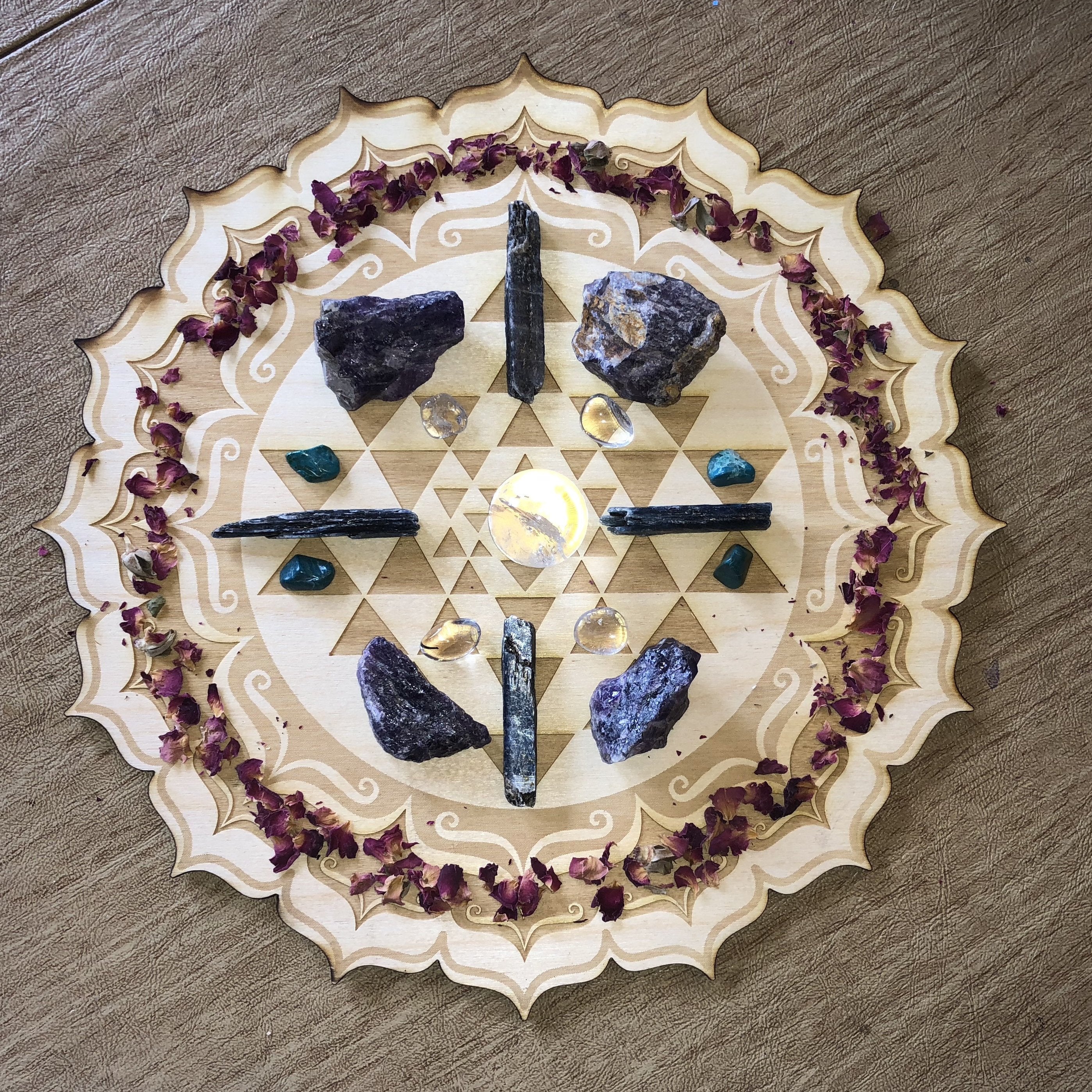 Sri Yantra Crystal Grid #2