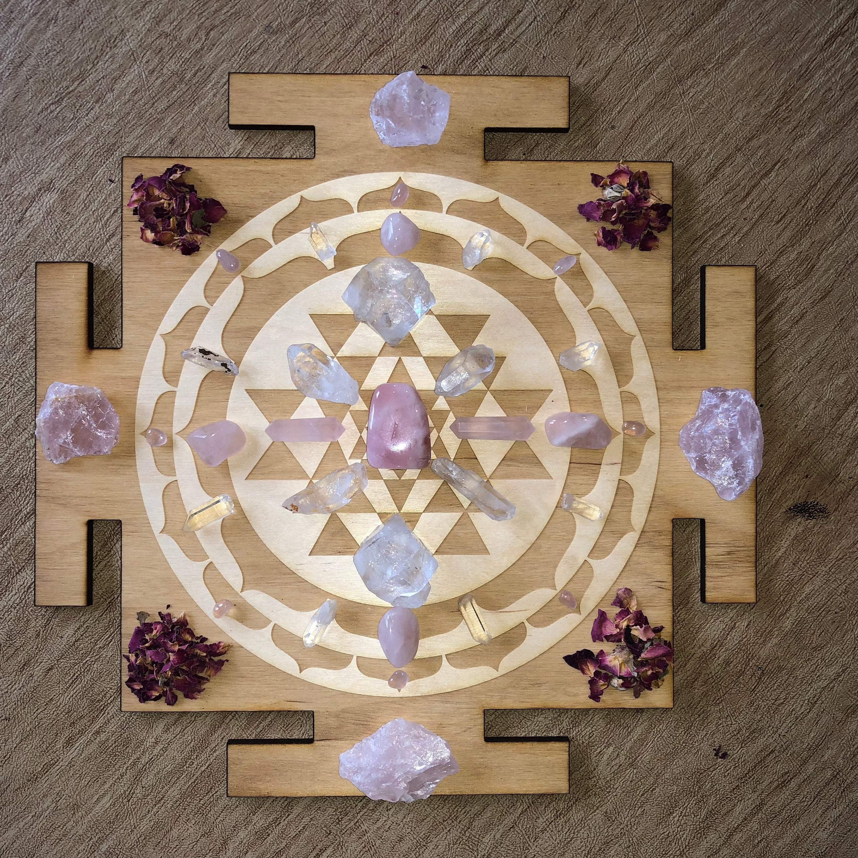 Sri Yantra Crystal Grid #3