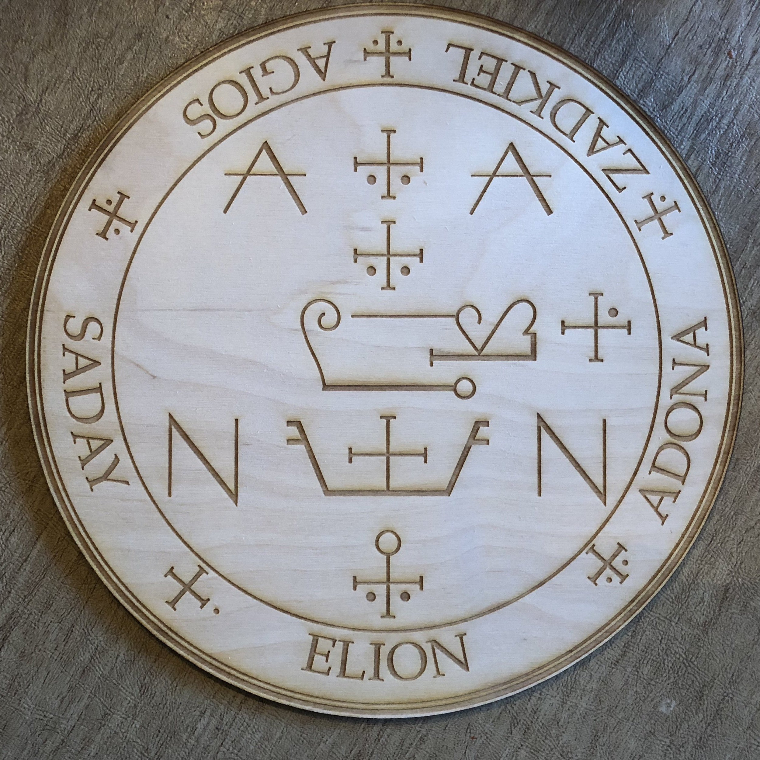 Zadkiel Crystal Grid