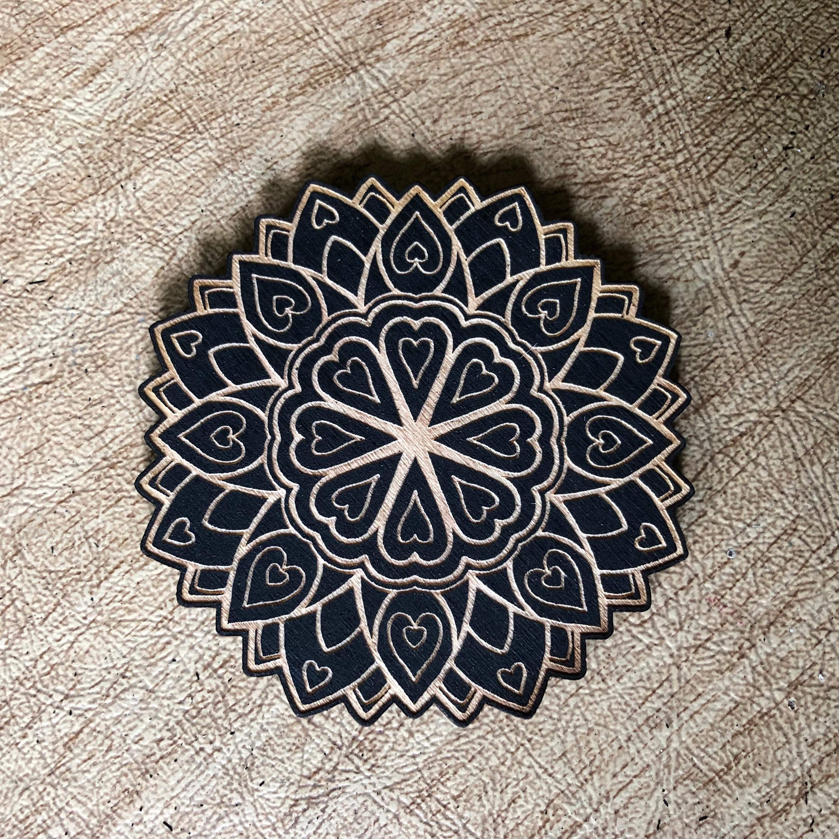 Painted Love Mandala Magnet