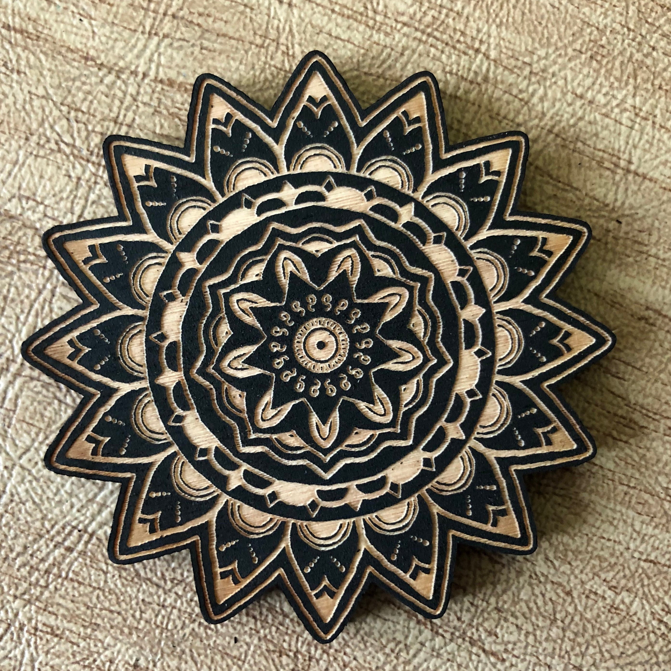 Painted Mandala #6 Magnet