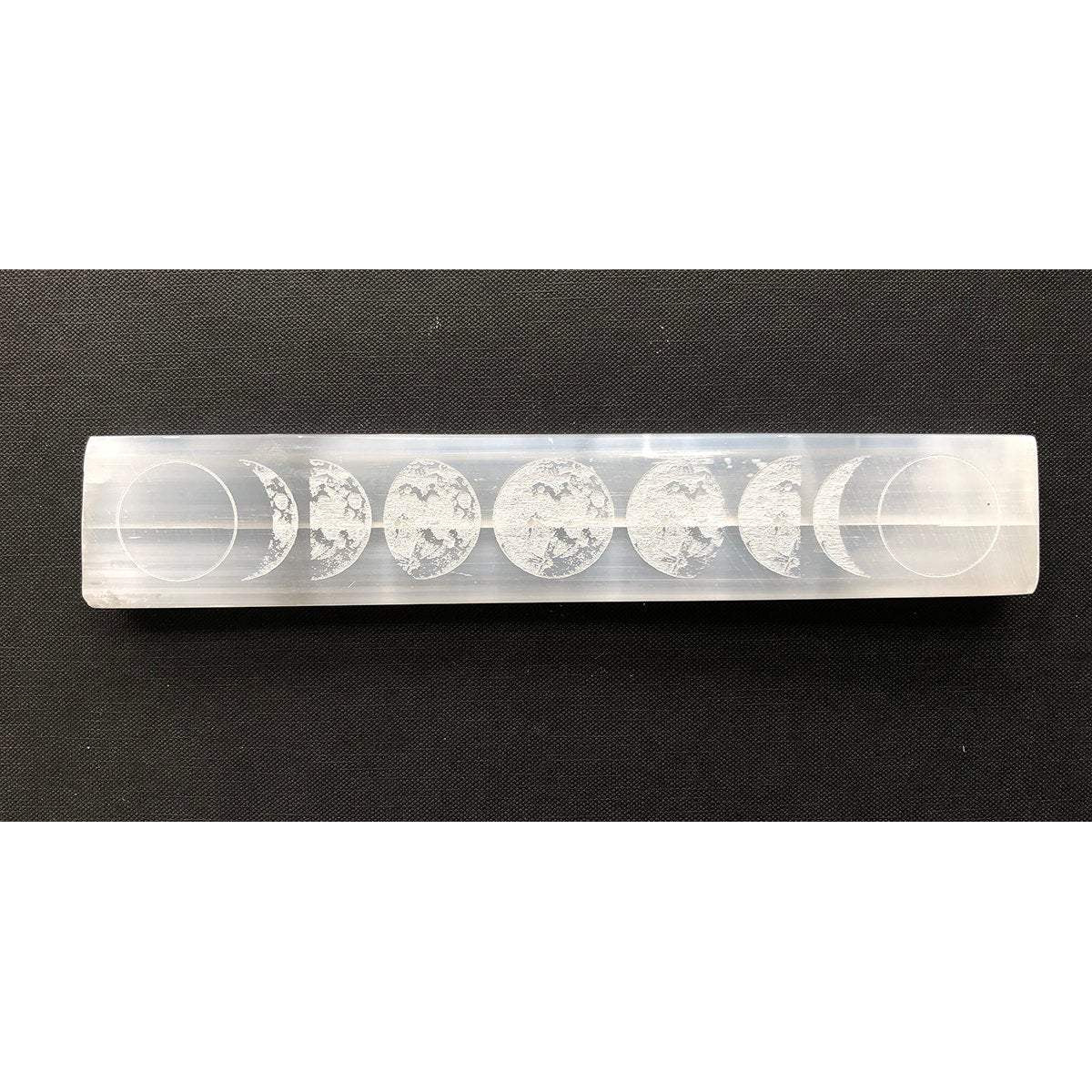 Selenite Moon Phase Charging Platform