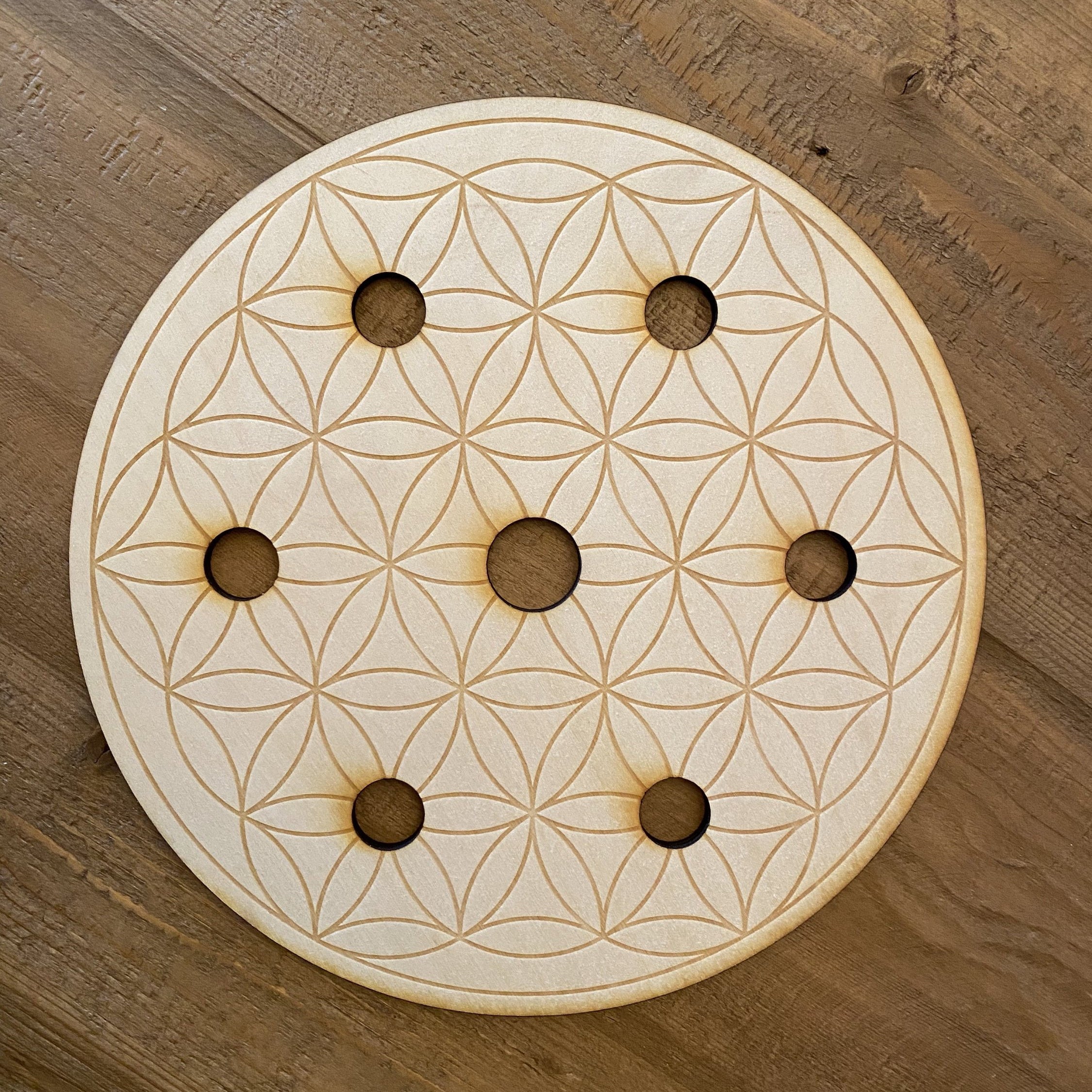 Flower of Life Sphere Holder Crystal Grid