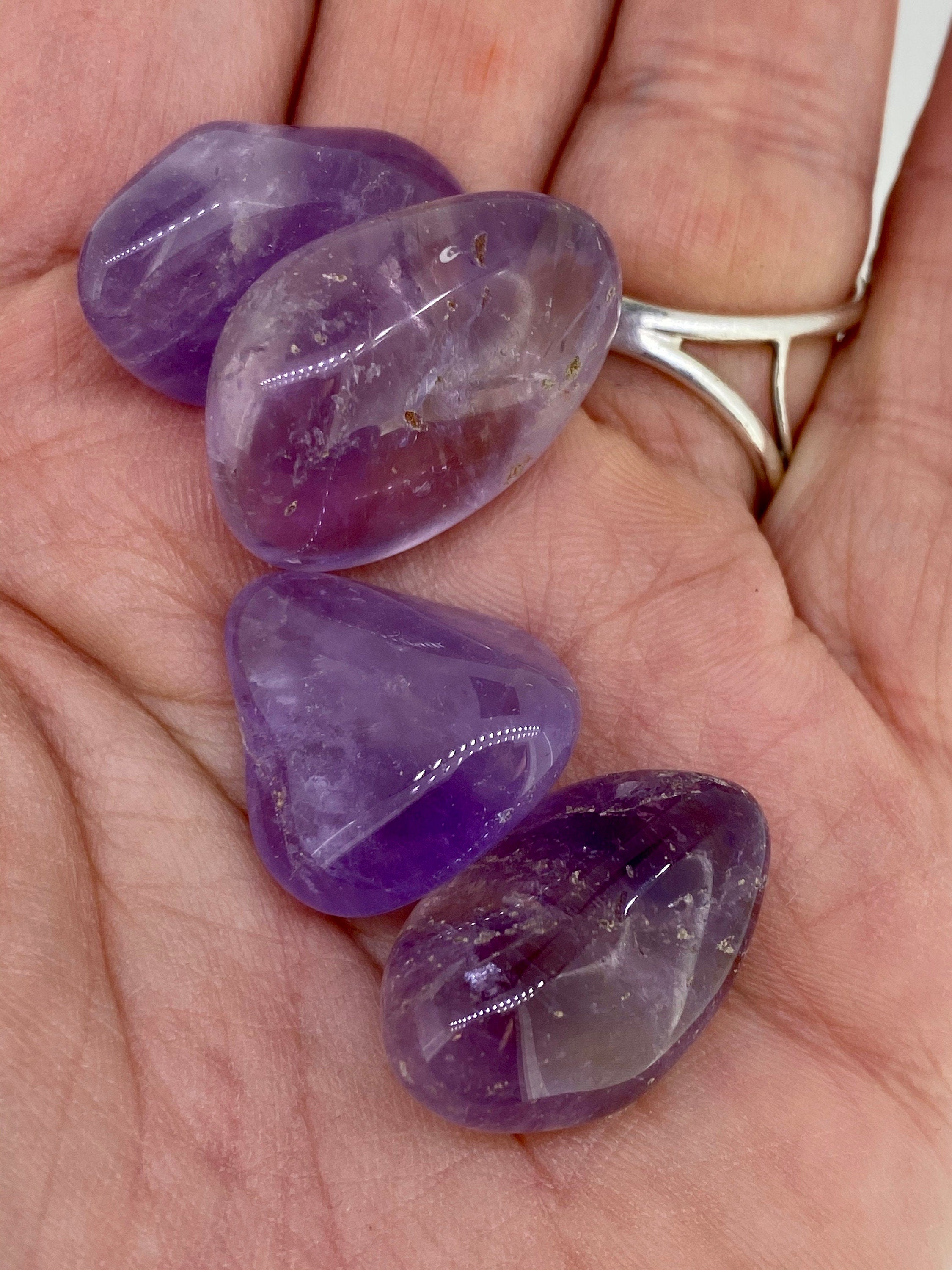Amethyst TUMBLED A Grade Stone Brazil