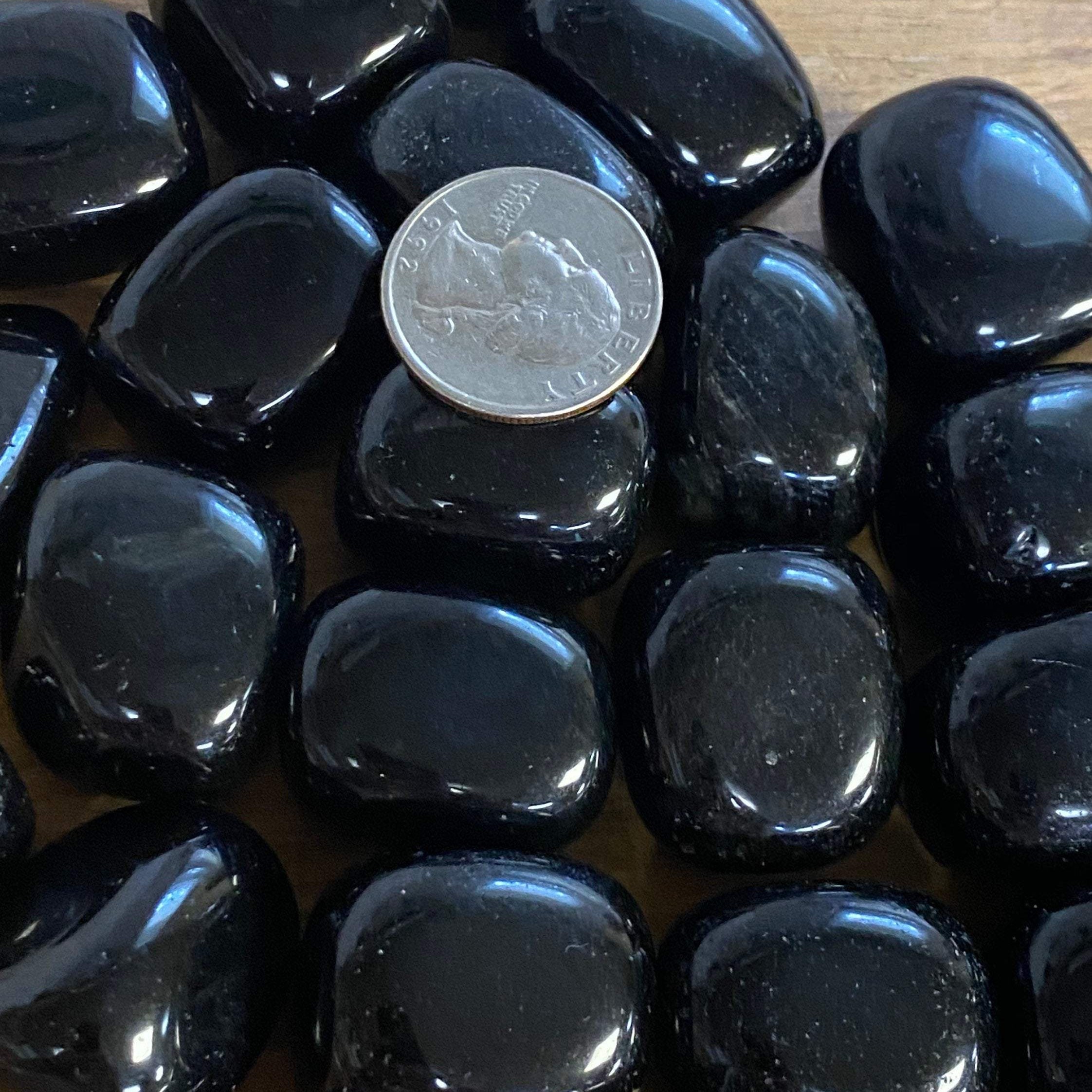 Black Obsidian TUMBLED