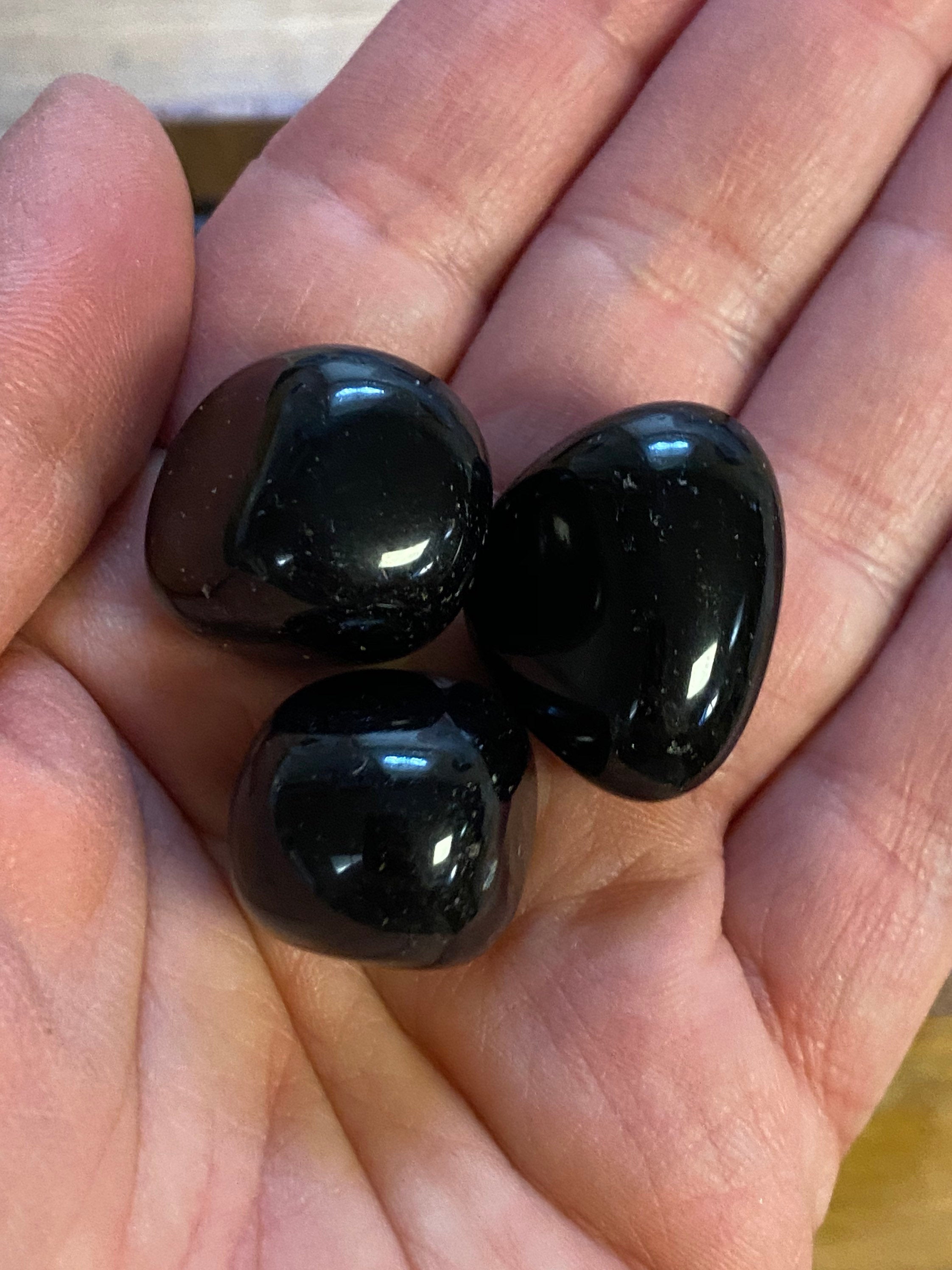 Black Obsidian TUMBLED  MEDIUM
