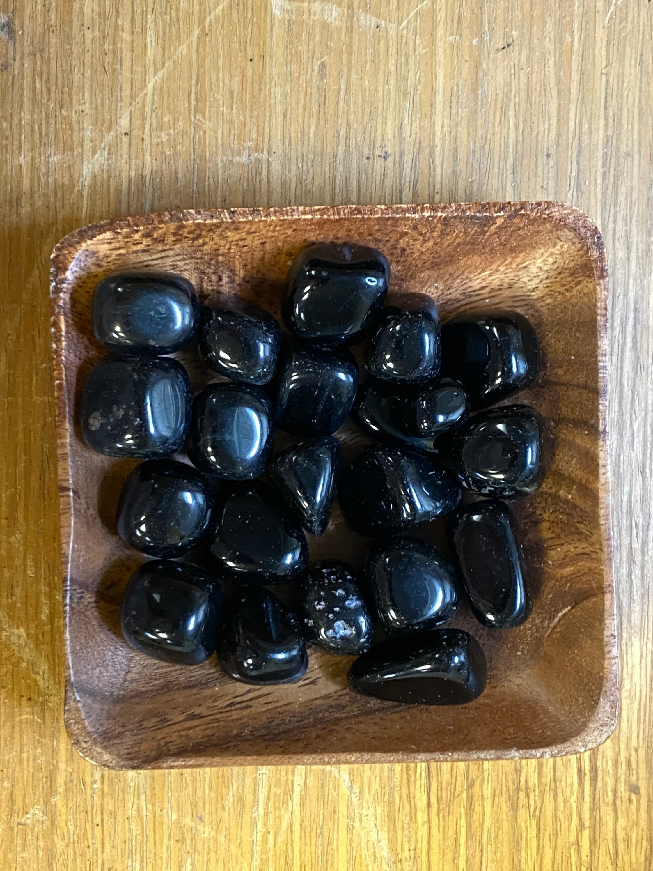 Black Obsidian TUMBLED  MEDIUM 