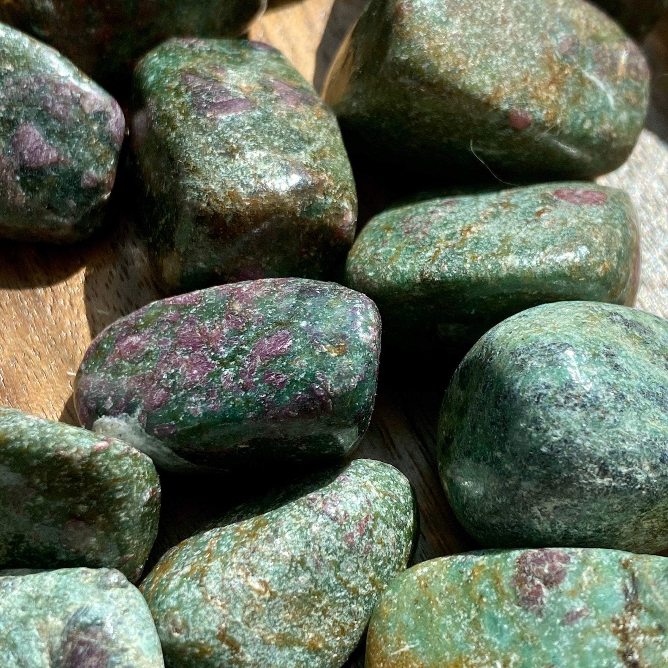 Ruby in Fuschite TUMBLED