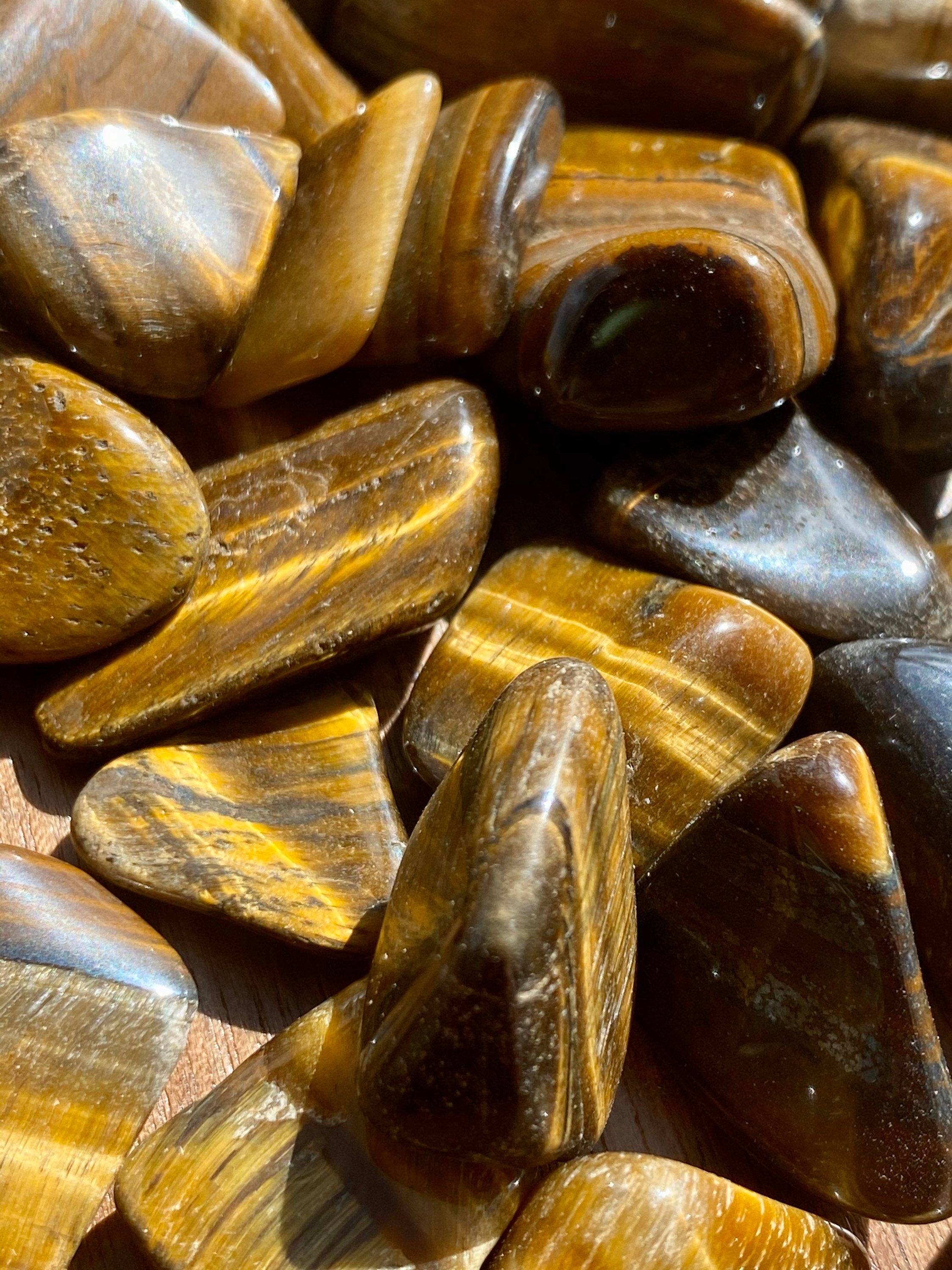Tiger Eye TUMBLED Africa