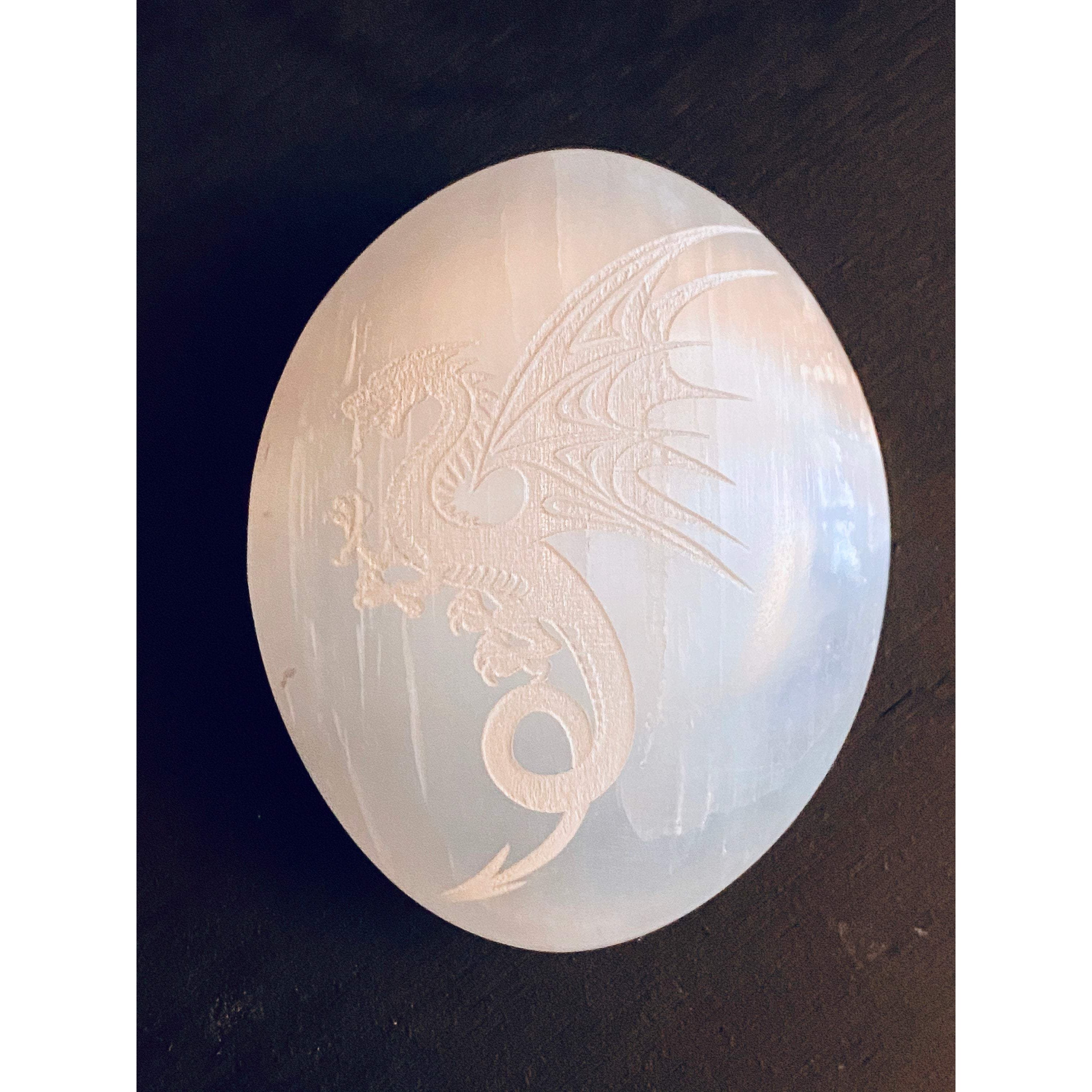 Dragon Selenite Palmstone