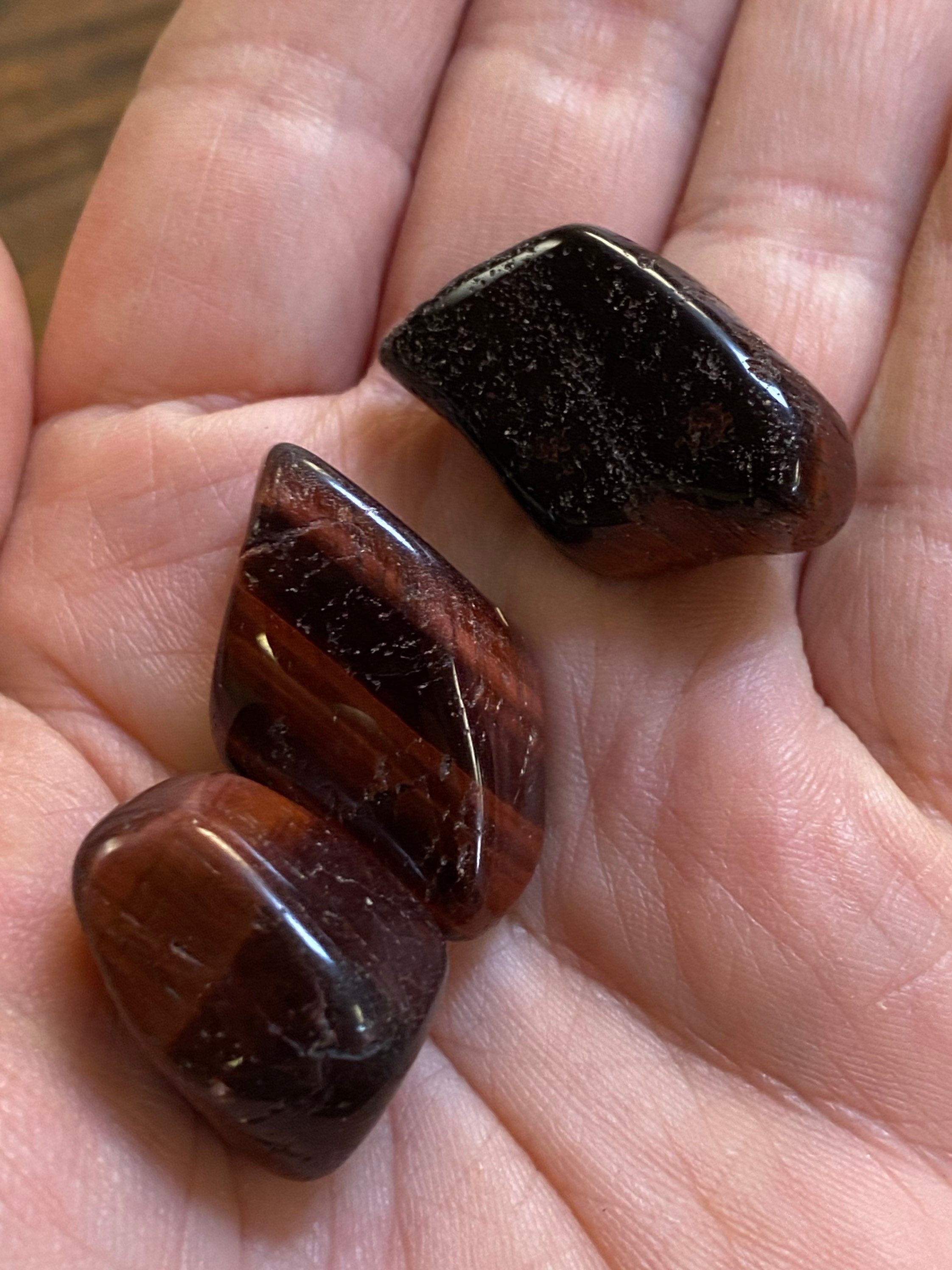 Tiger Eye RED TUMBLED Red Tiger Eye  