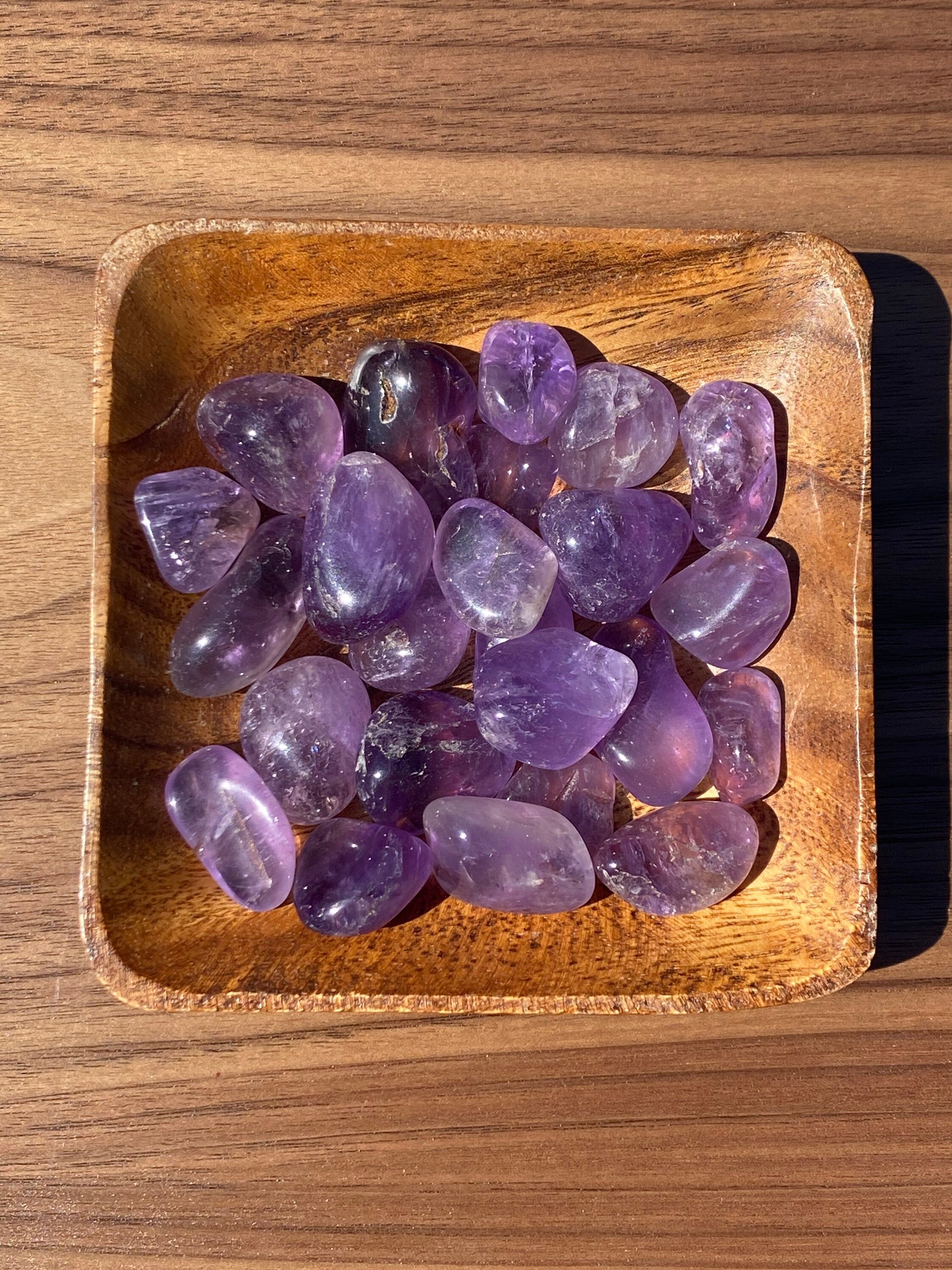 Amethyst TUMBLED A Grade Stone Brazil