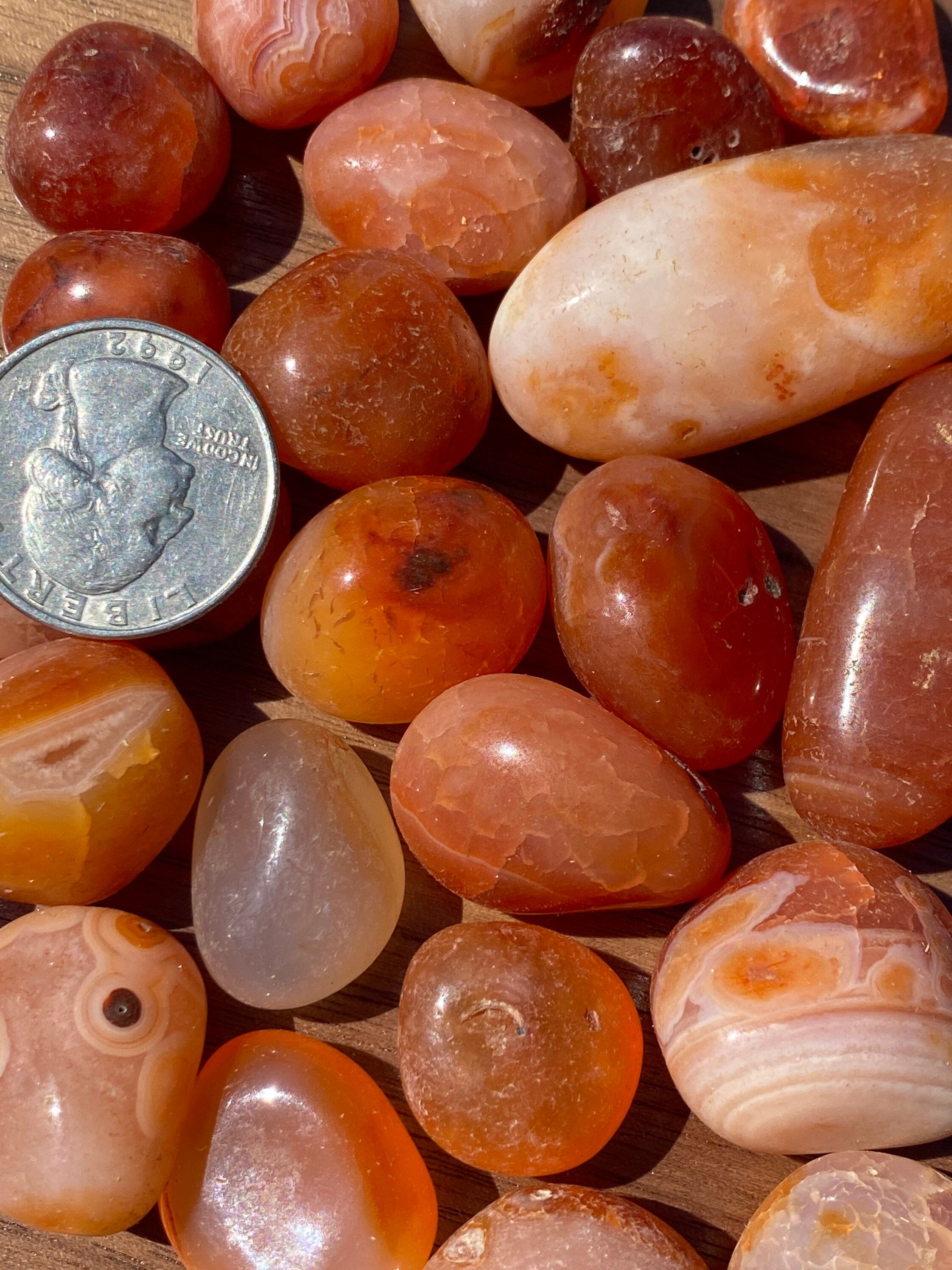 Carnelian TUMBLED Brazil