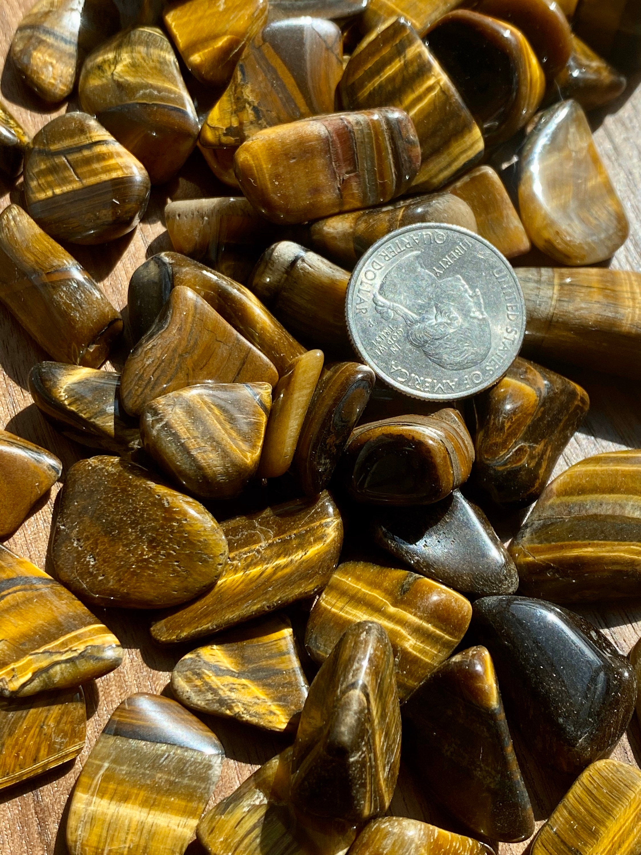 Tiger Eye TUMBLED Africa
