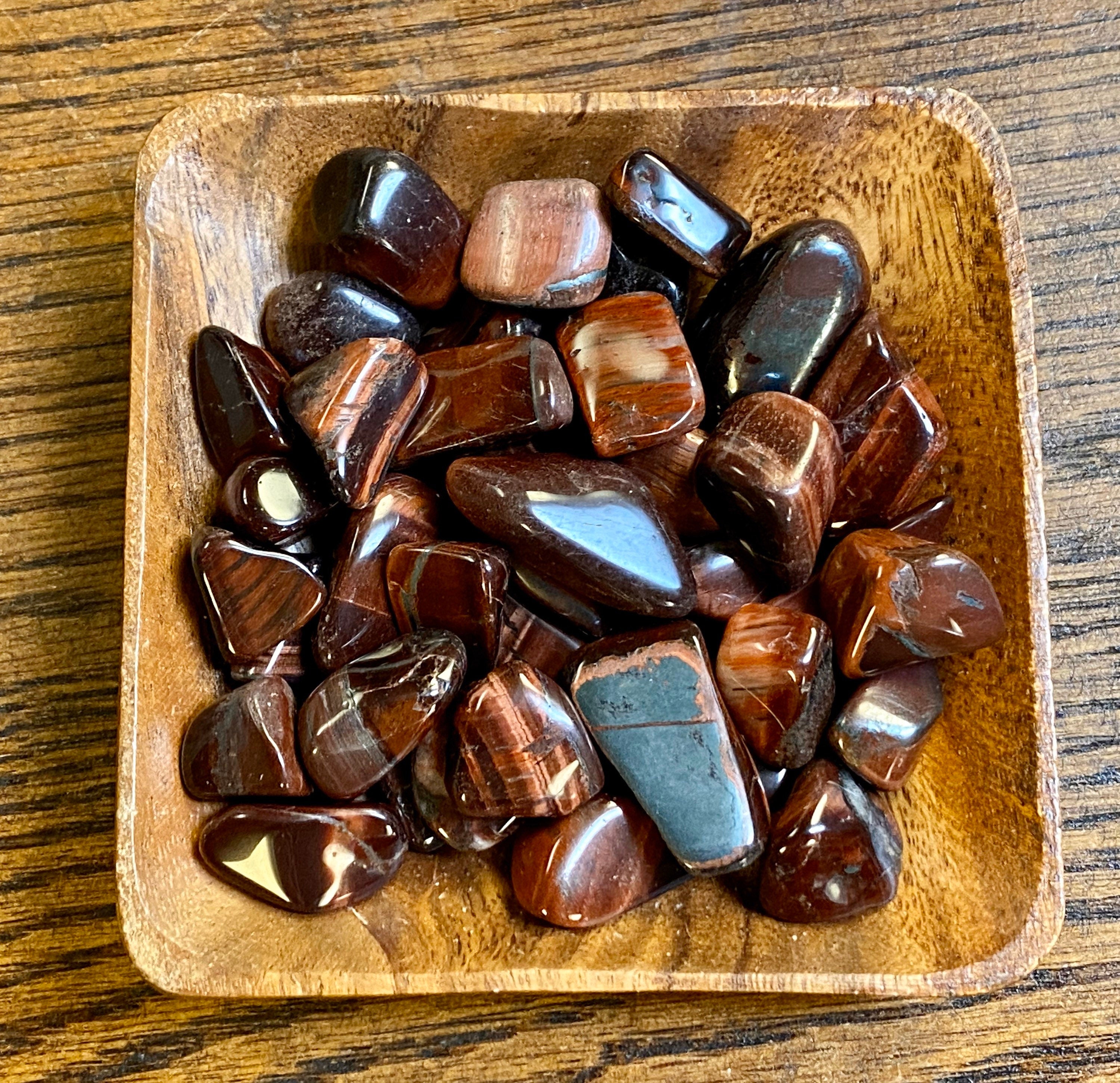 Tiger Eye RED TUMBLED Red Tiger Eye
