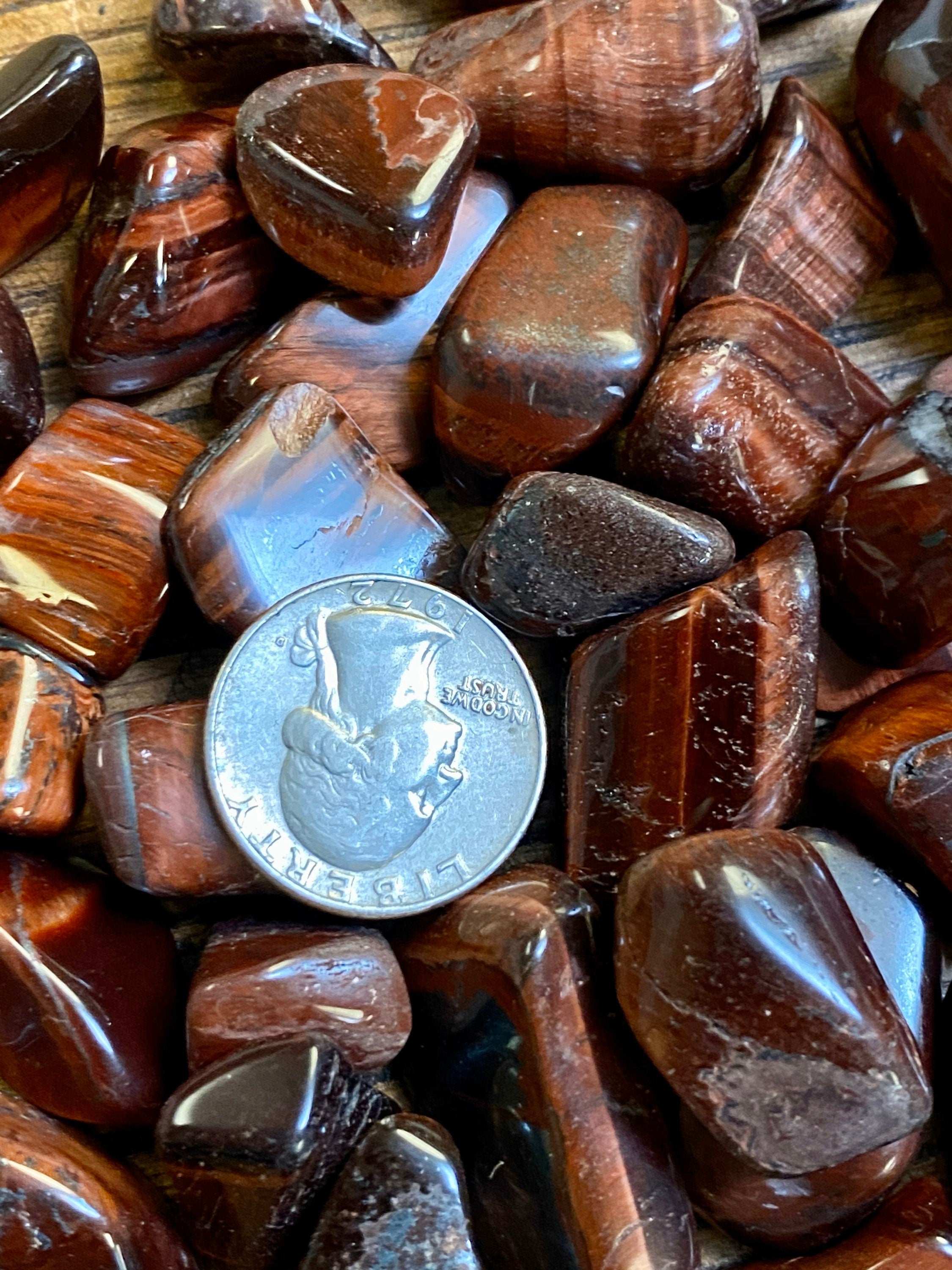 Tiger Eye RED TUMBLED Red Tiger Eye