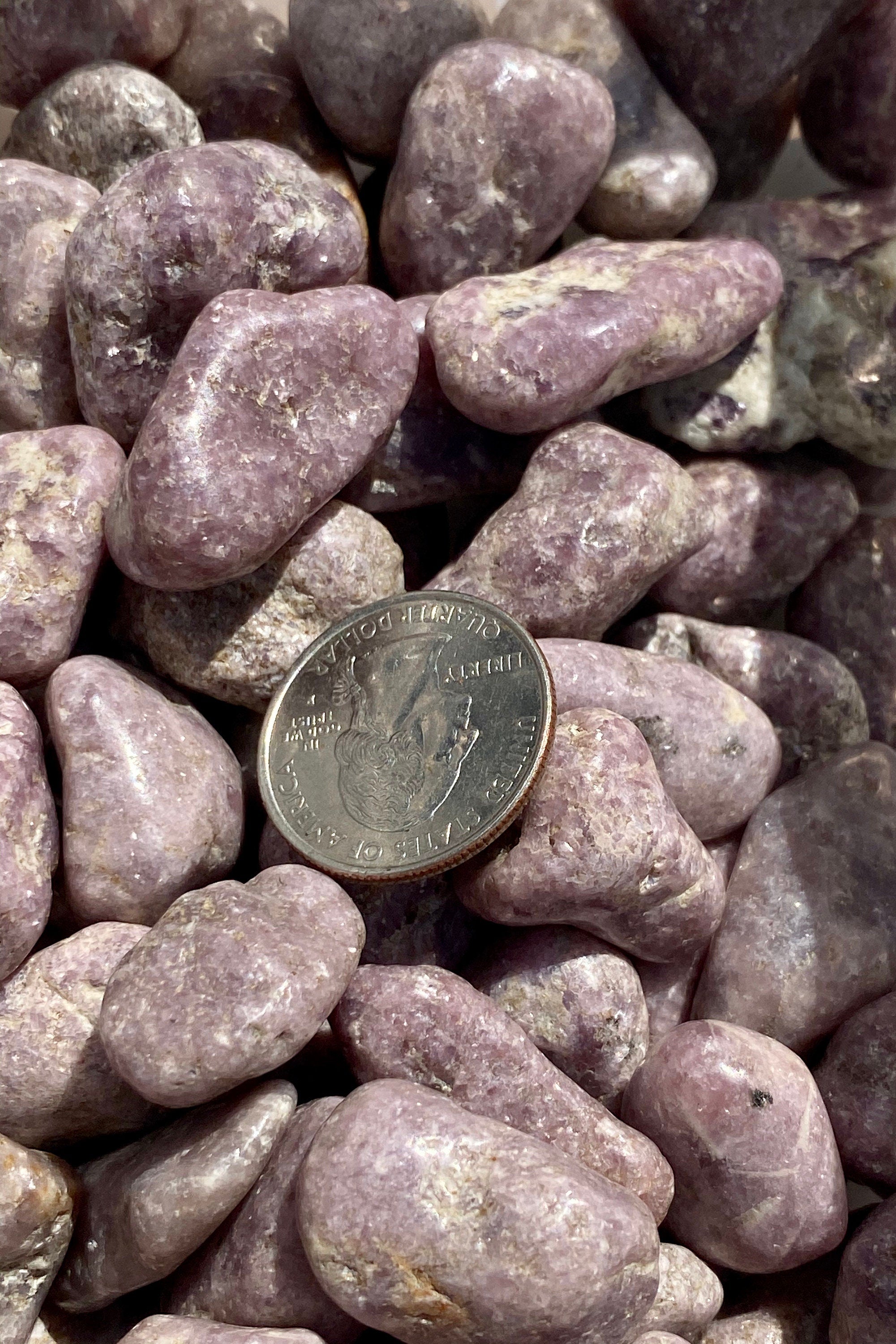 Lepidolite TUMBLED Brazil SMALL