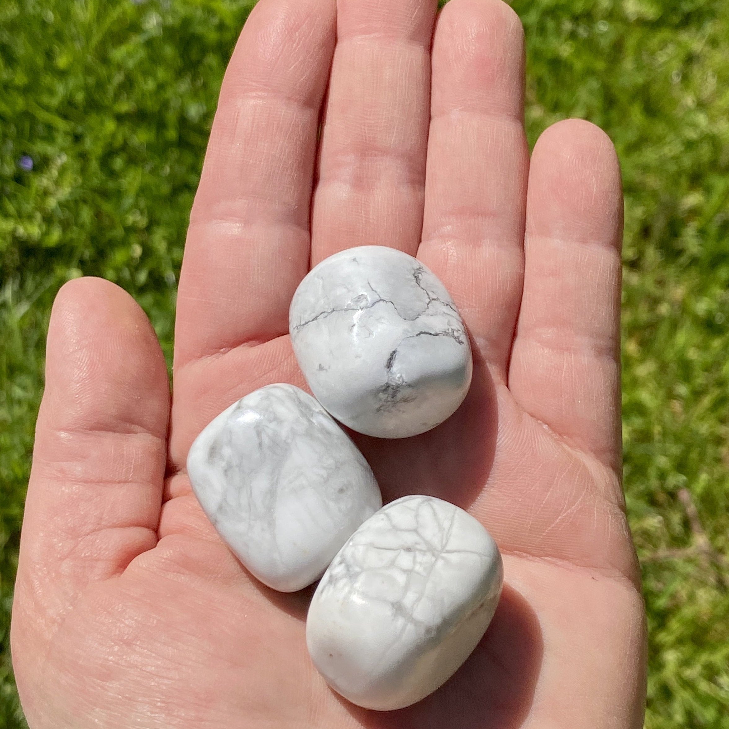 Howlite TUMBLED Stone Small