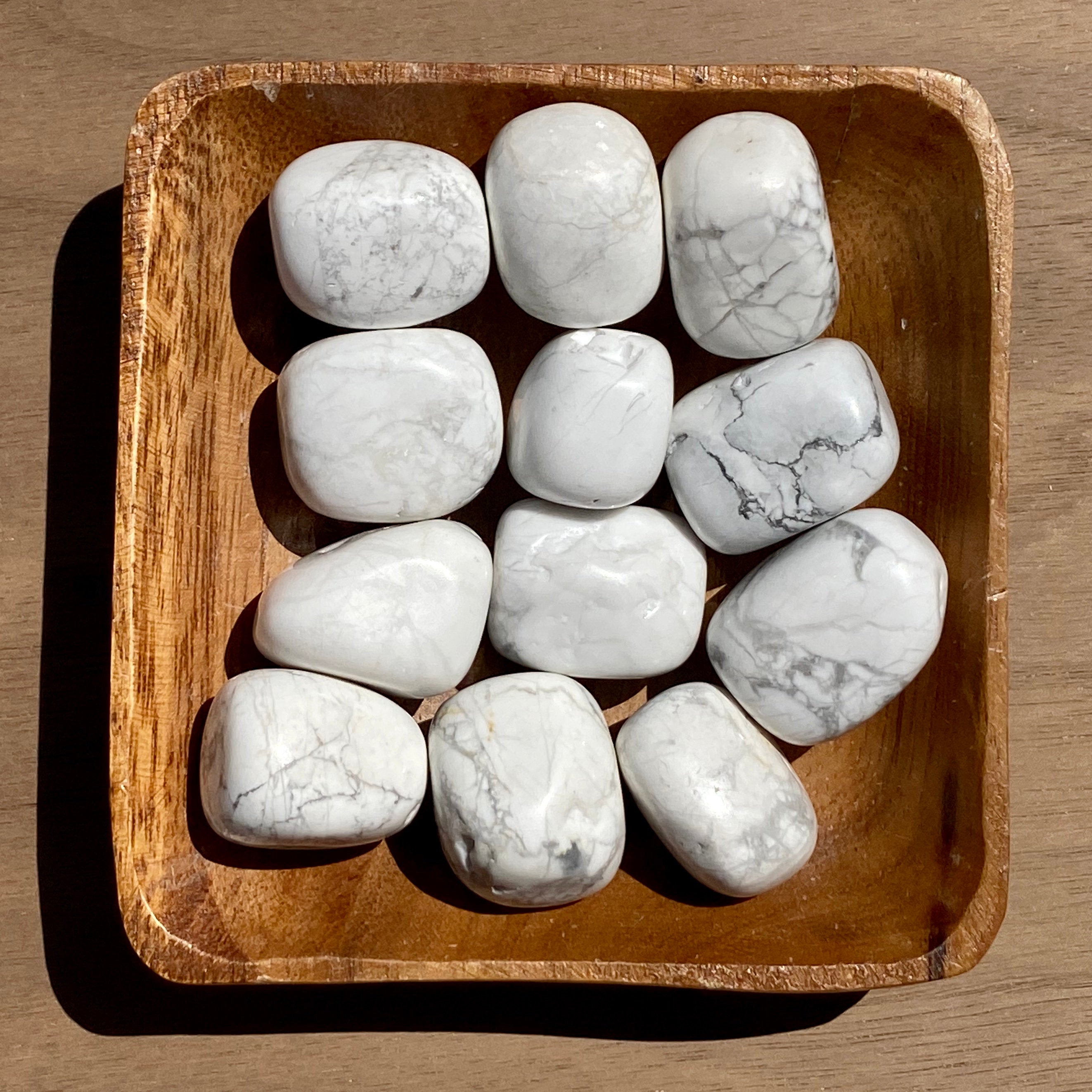 Howlite TUMBLED Stone Small